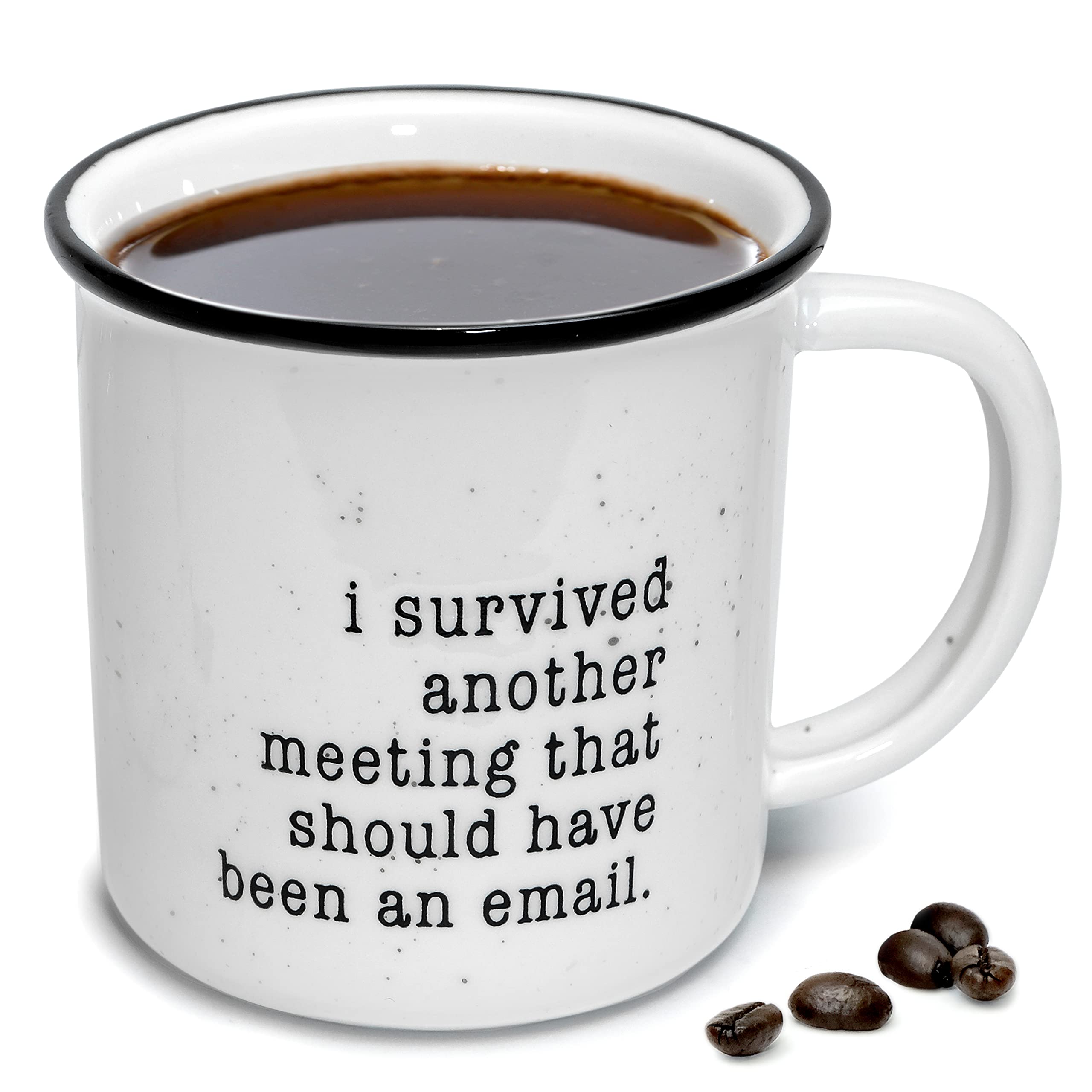 I Survived Another Meeting That Should Have Been An Email Mug 11 Ounce, I Survived A Meeting Mug Funny Coffee Mug I Survived Ano