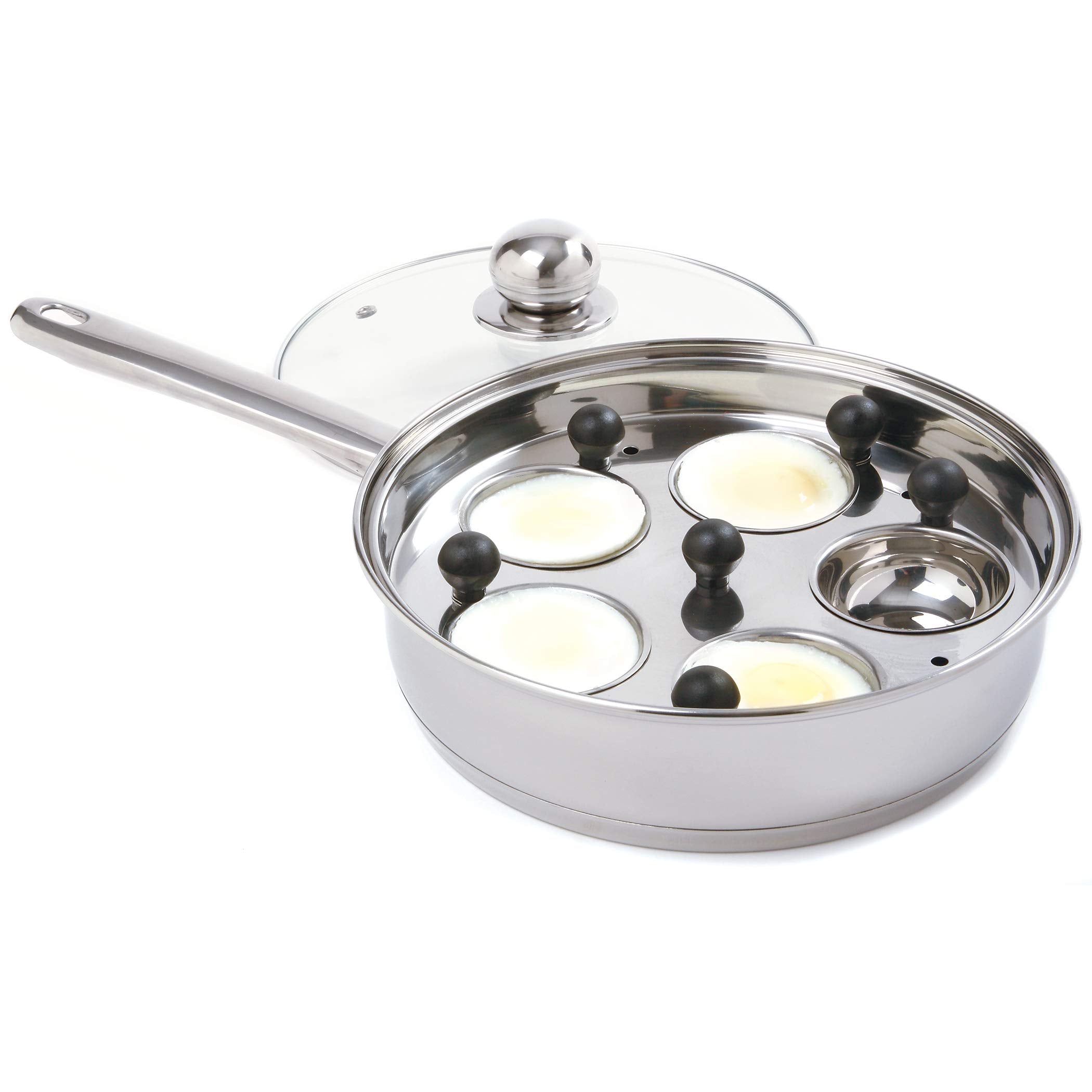 Norpro Stainless Steel 10 Inch Egg Poacher Skillet Set