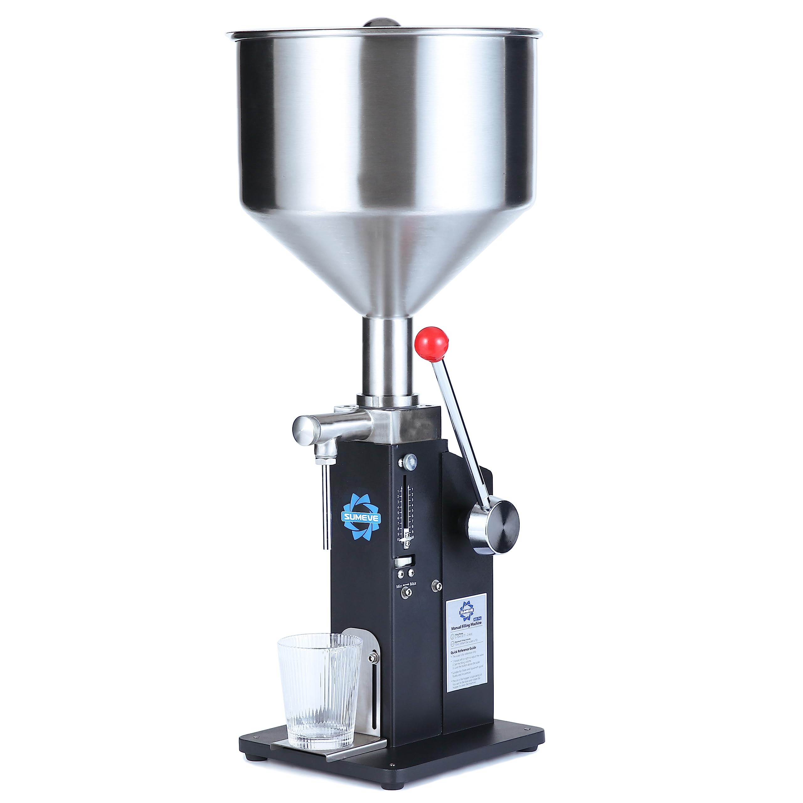 Sumeve Manual Filling Machine Filling 5-55Ml Bottler Filler For Liquid And Paste A03 Pro With Ce Certificate