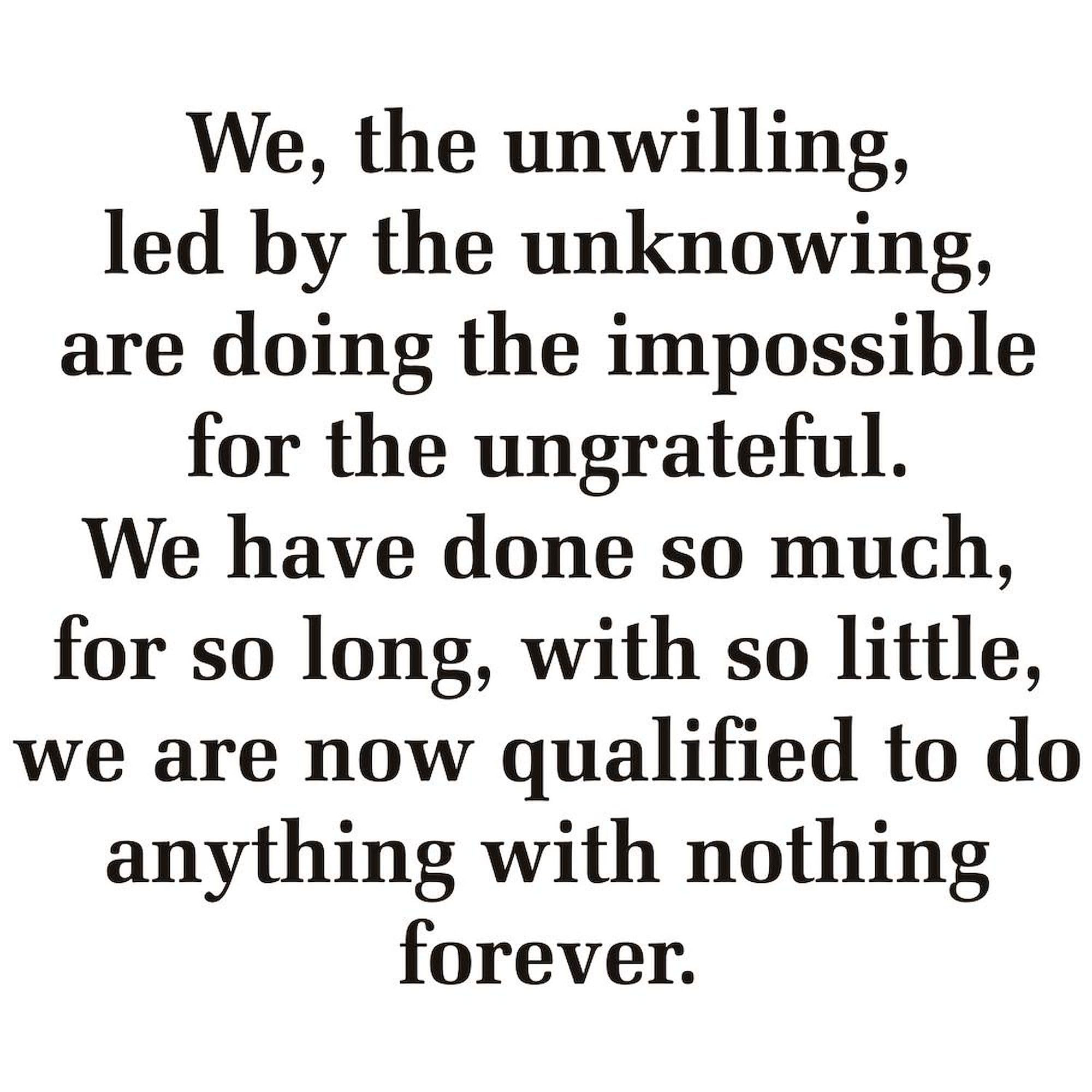 CafePress We The Unwilling Mug Mugs 11 oz (325 ml) Ceramic Coffee Mug