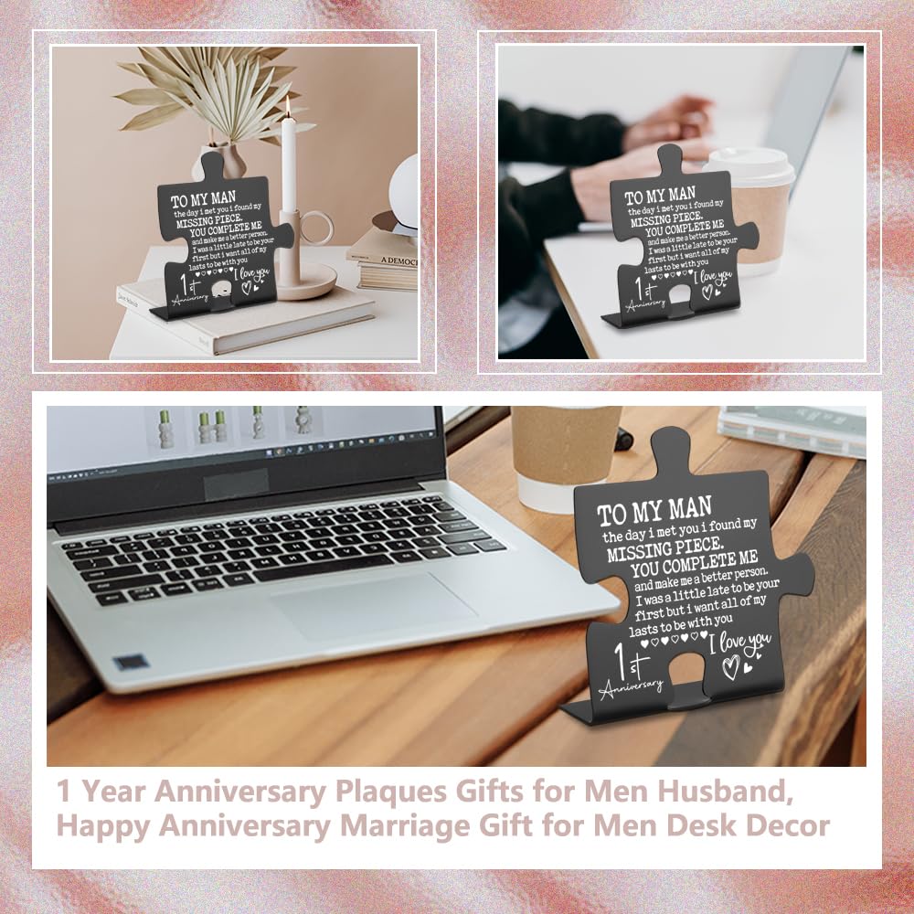50 Year Anniversary Plaques Gifts for Men Husband, Men 50th Anniversary Plaques Gifts form Wife, Happy 50th Anniversary Marriage
