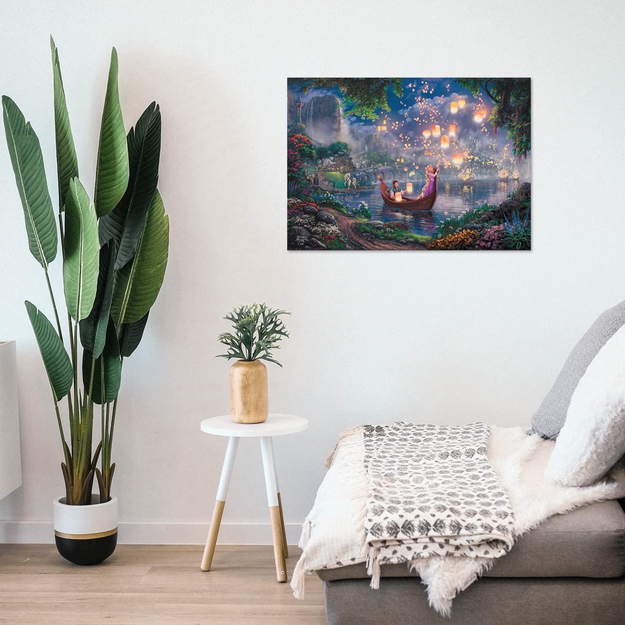 Mightyprint Disney - Tangled - Floating Lantern Festival - Durable 24    X 17 Wall Art - Not Made Of Paper - Officially Licensed
