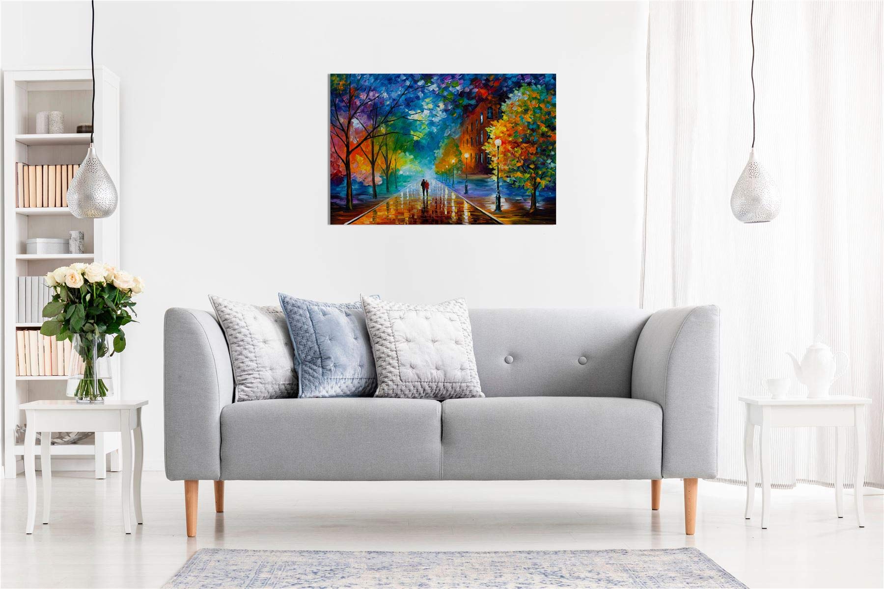 Panther Print Canvas Print, 76X51 Cm (30X20In), Freshness Of Cold