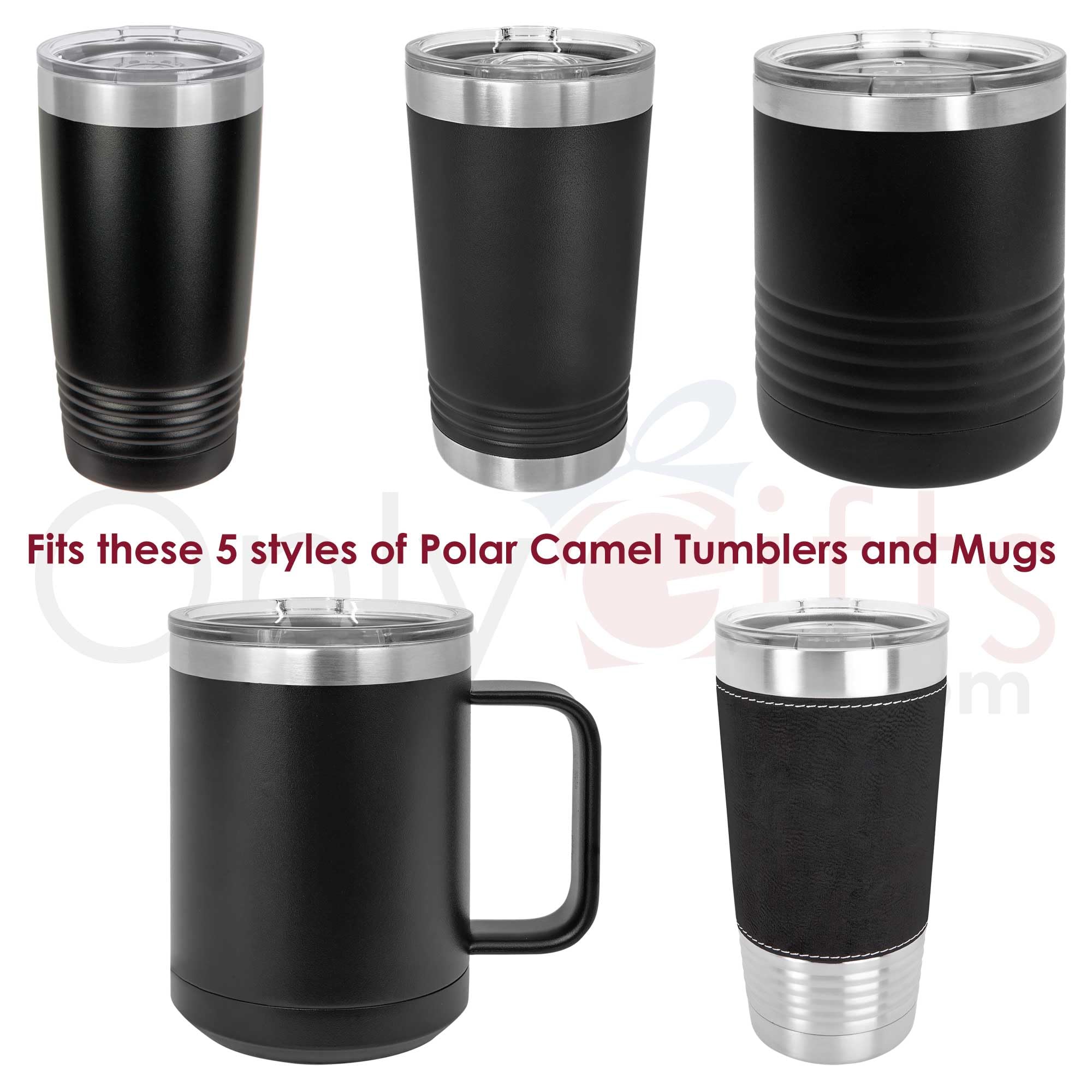 20 oz Tumbler Replacement Lid  Fits Polar Camel Brand Tumblers Only