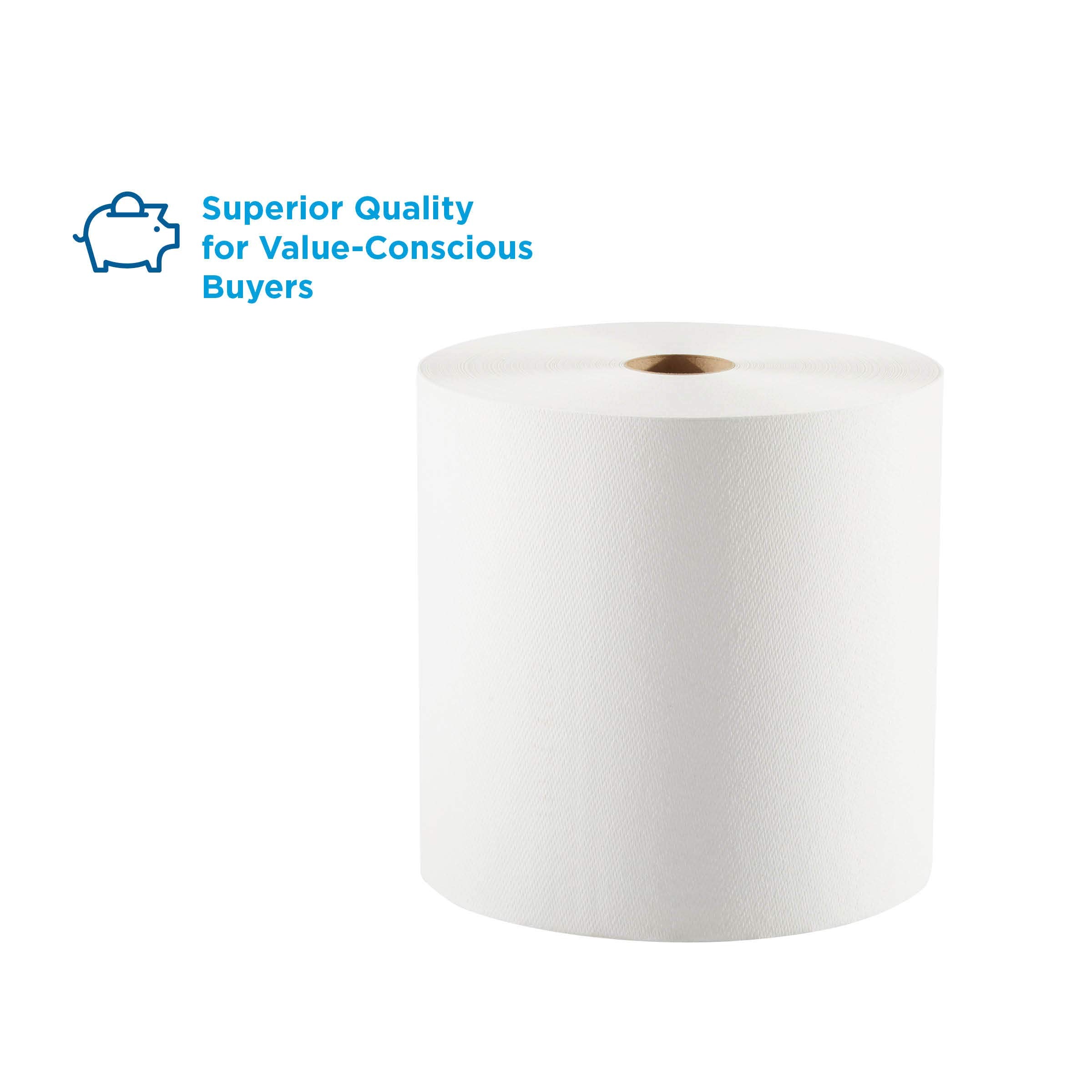Pacific Blue Select 7.875'' Recycled Paper Towel Rolls (Previously Branded Preference) By Gp Pro (Georgia-Pacific), White, 26100