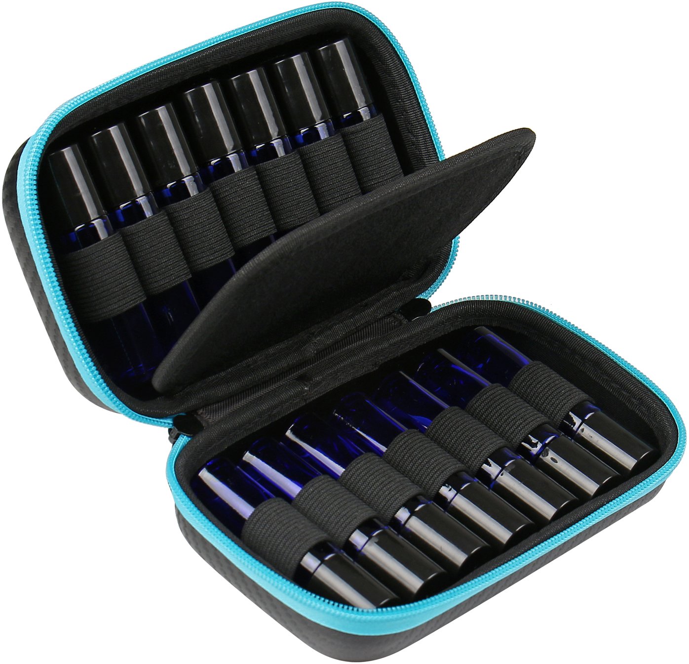 Essential Oil Carrying Case Premium Hard Shell Protection For Up To 14 Bottles - Perfect For Roller And Standard Bottles 5Ml To