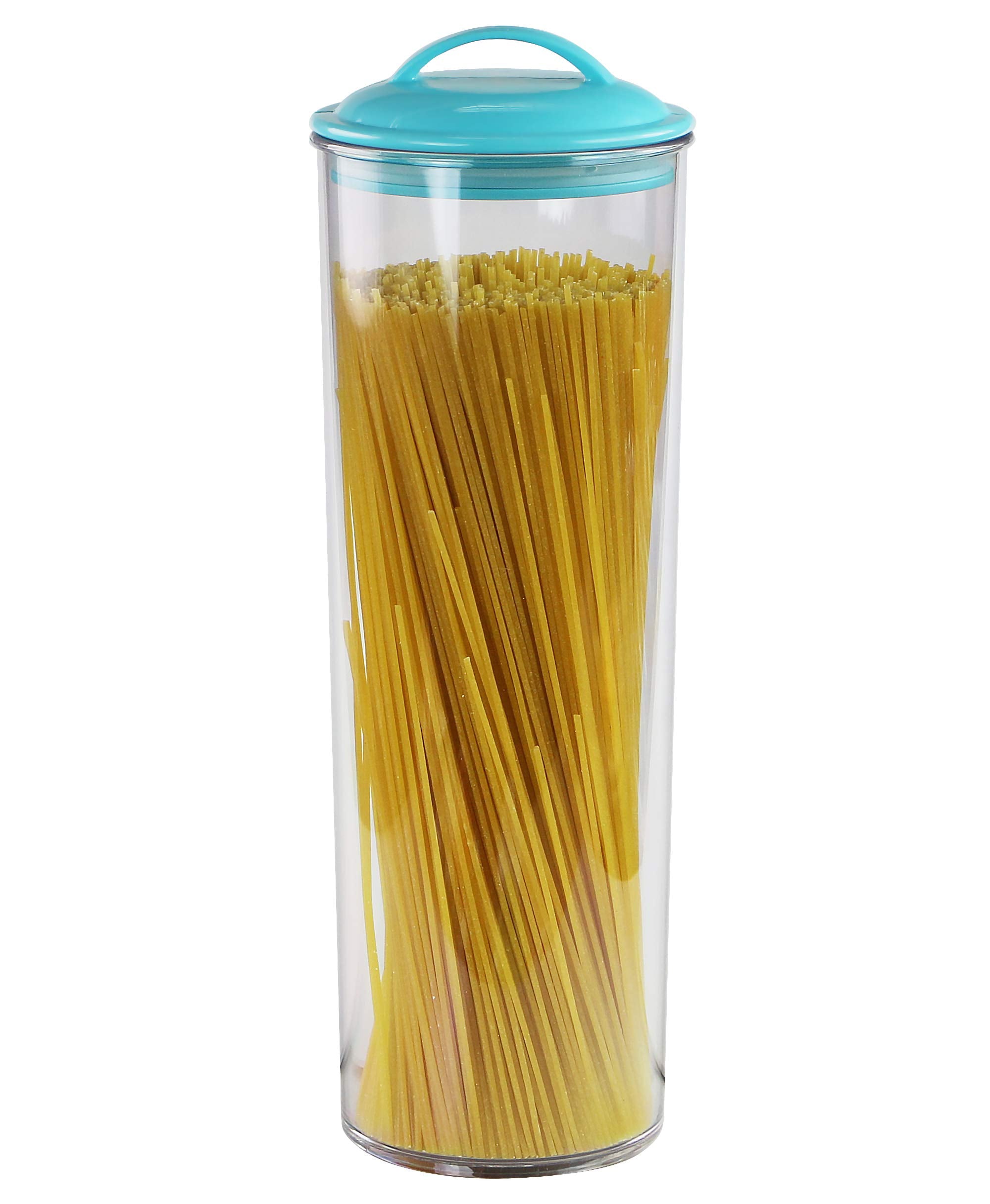 Calypso Basics By Reston Lloyd Acrylic Storage Canisters, Spaghetti, Turquoise