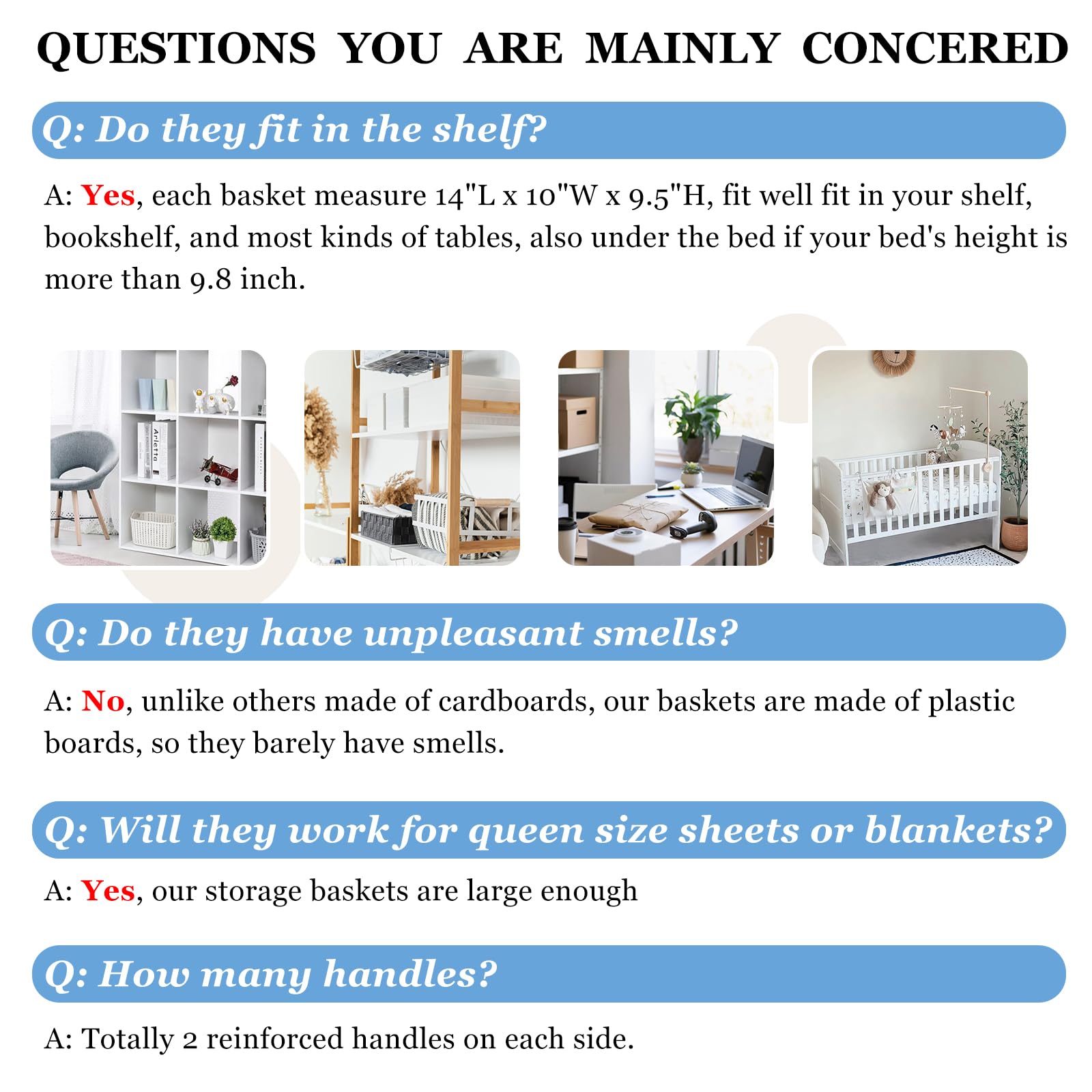 Criusia 6 Pack Closet Organizers And Storage Bins, Cute Dorm Room Essentials For Clothes Beddings Bags, Under Bed Storage Contai