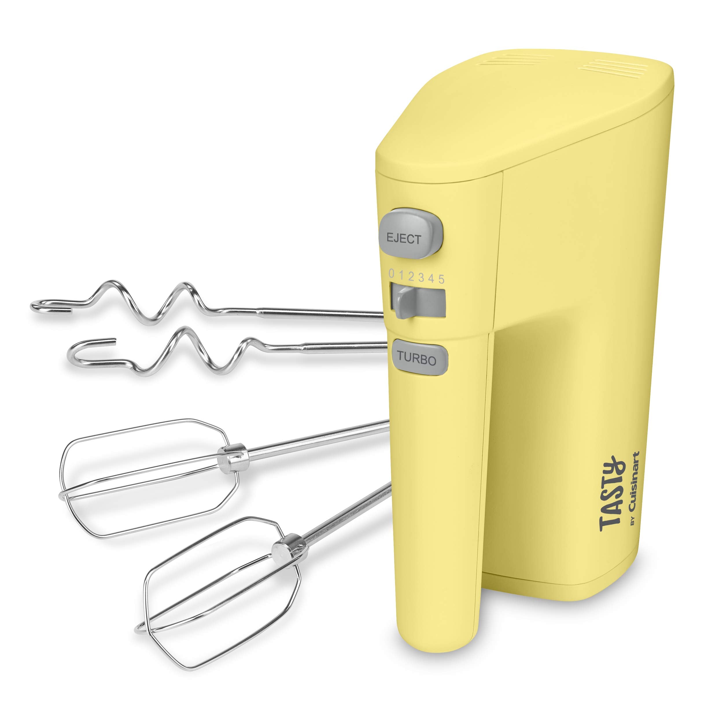 Tasty By Cuisinart Hand Mixer, Yellow, 7.59inch(L) X 3.4inch(W) X 6.33inch(H)