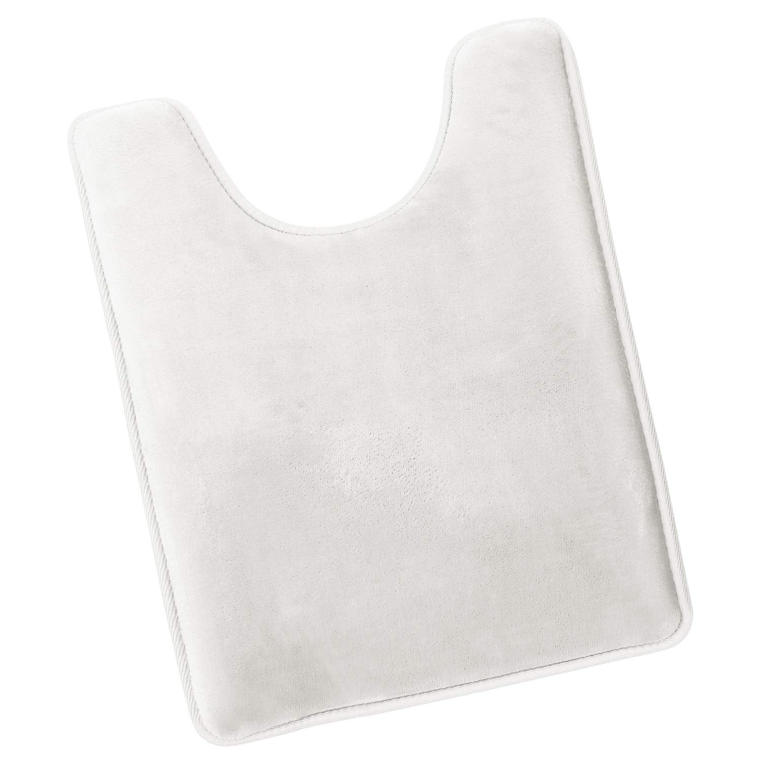 Clara Clark Bathroom Contour Rug, Ultra Soft Non Slip And Cozy, Velvet Memory Foam Toilet U-Shaped Bath Mat