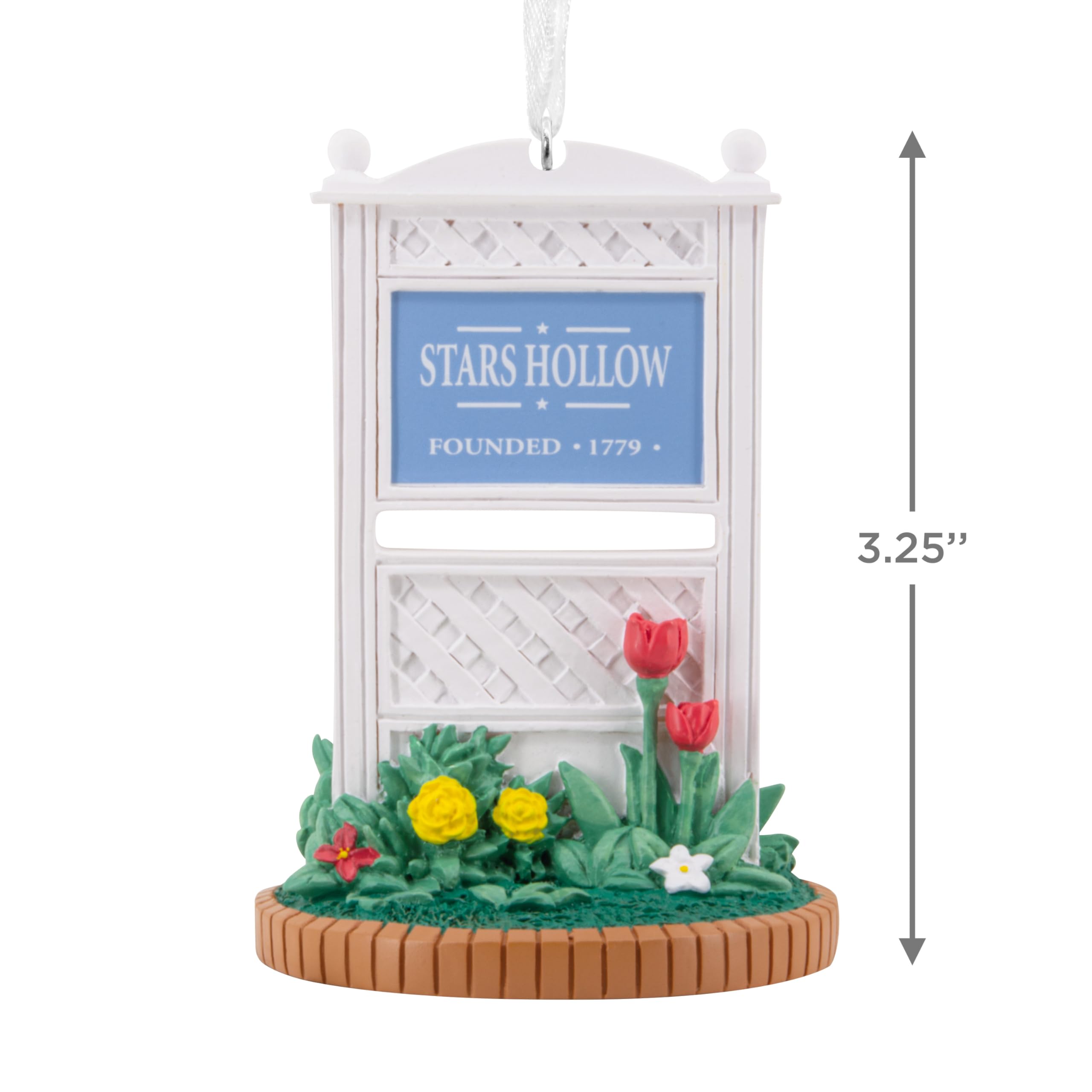 Hallmark Gilmore Girls Stars Hollow Sign Christmas Ornament, TV Show Gifts