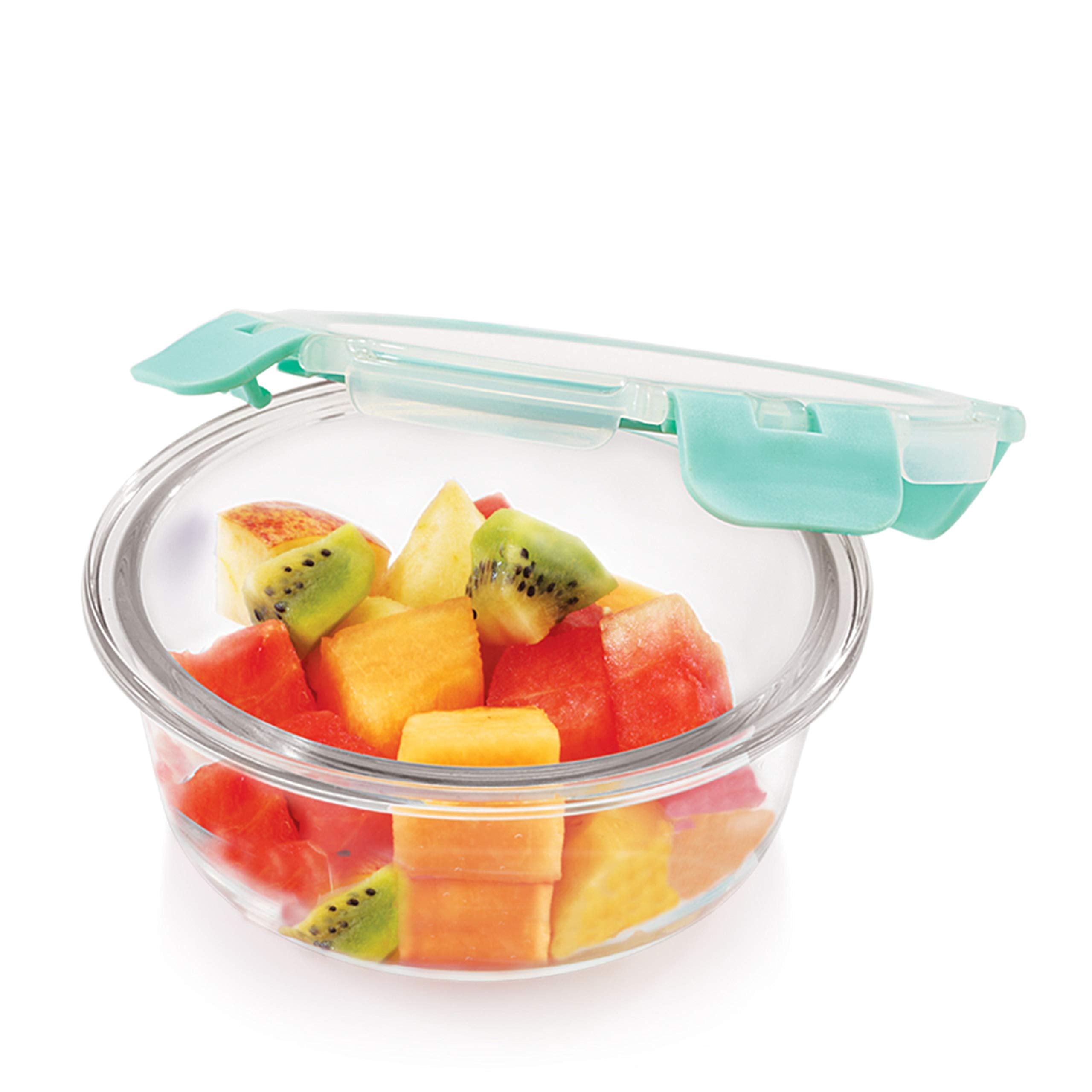 Allo Foodsafe Glass Containers With Lids With Break Free Lock, 450C Oven Microwave Safe Containers, High Borosilicate Meal Prep 