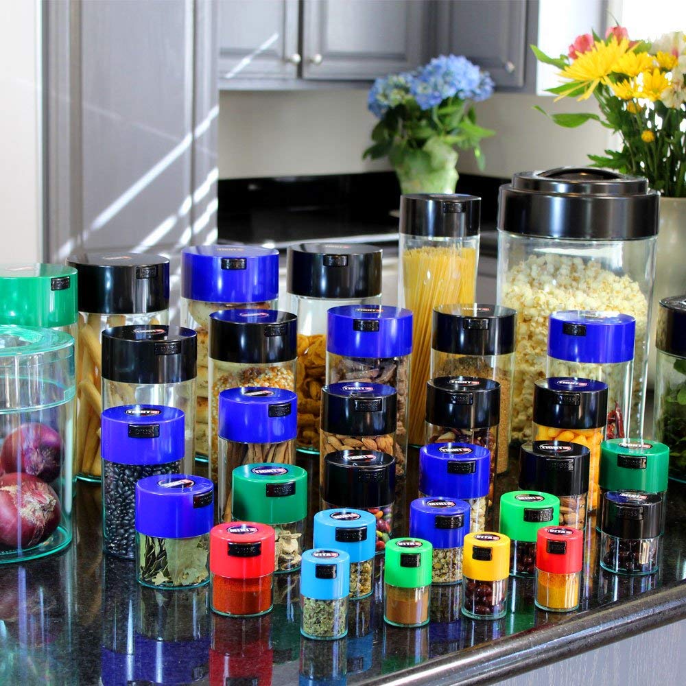 Tightvac 1 Oz To 6 Ounce - Patented Airtight Container | Multi-Use Vacuum Container Works As Smell Proof Containers For Herbs An