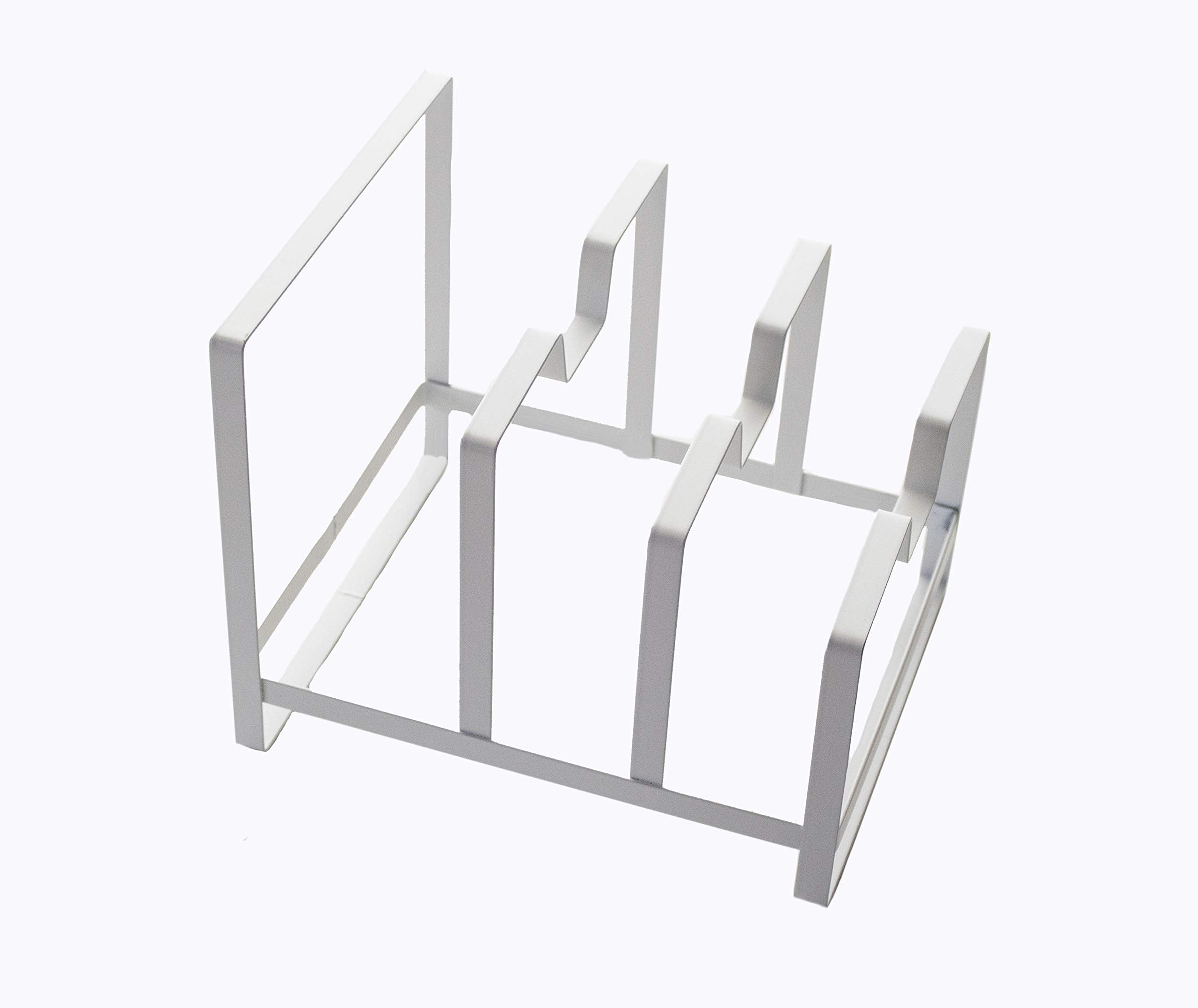 Kitchen Spaces Pot And Pan Organizer, White