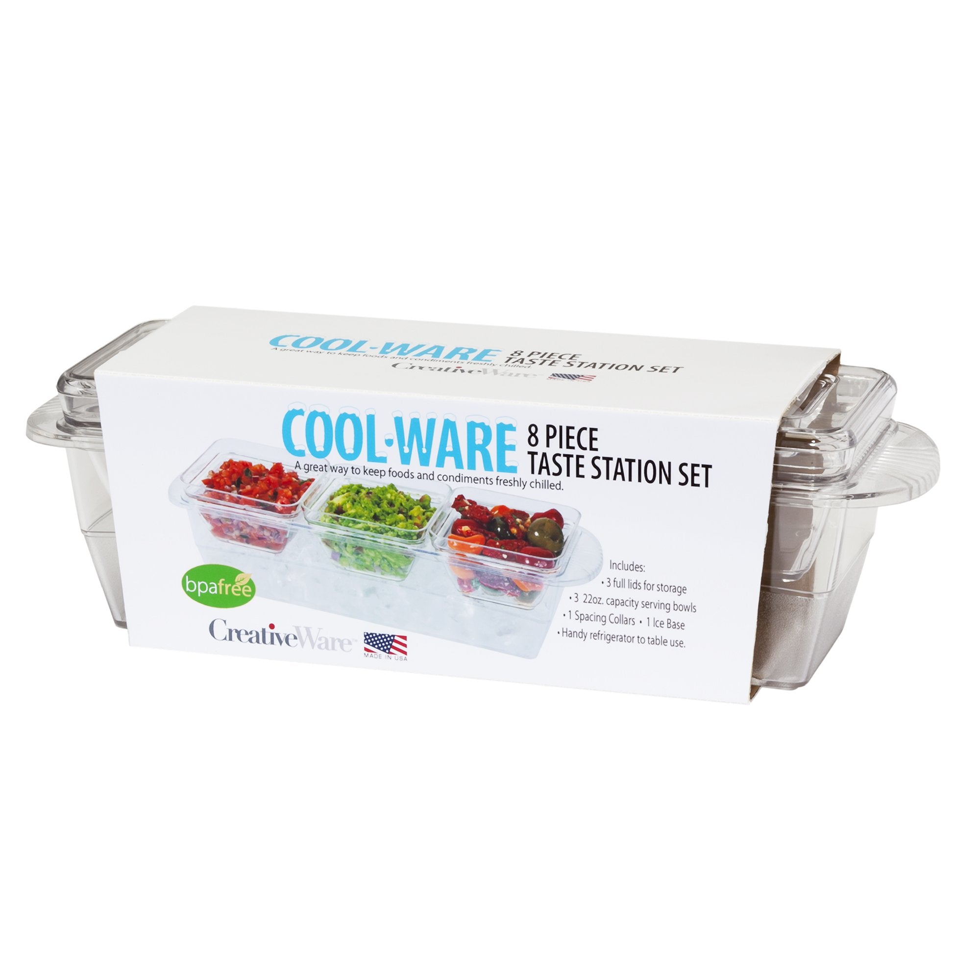 Creative Bath Cool-08 8 Piece Coolware Serving Set, 22 Oz