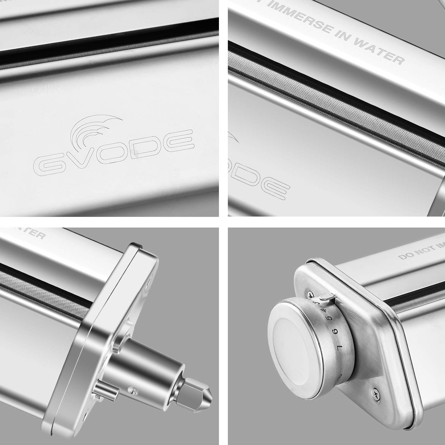 Patsa Roller Attchemnt For Kitchenaid Stand Mixer, Pasta Roller Kitchenaid Attachment, Stainless Steel Pasta Roller Machine With