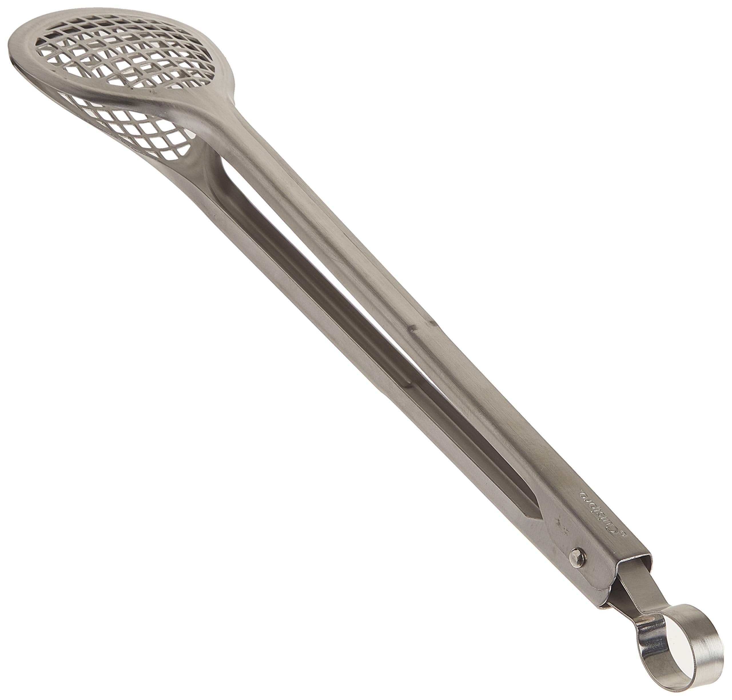 Cuisipro Stainless Steel Wide Grill/Fry Tongs, 12-Inch
