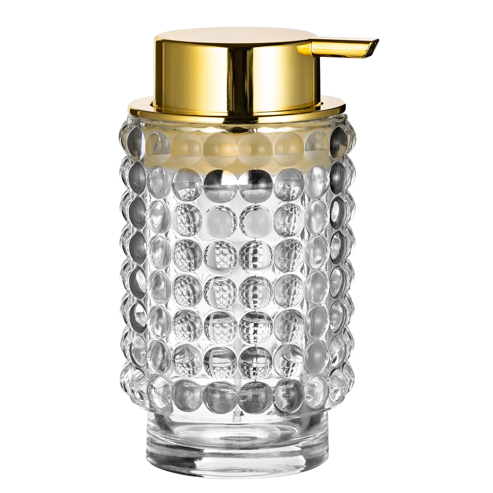 Leicurace Glass Foaming Hand Soap Dispenser Foaming Soap Dispenser For Bathroom Decor Soap Dispenser With Pump(Foam Type/Clear)