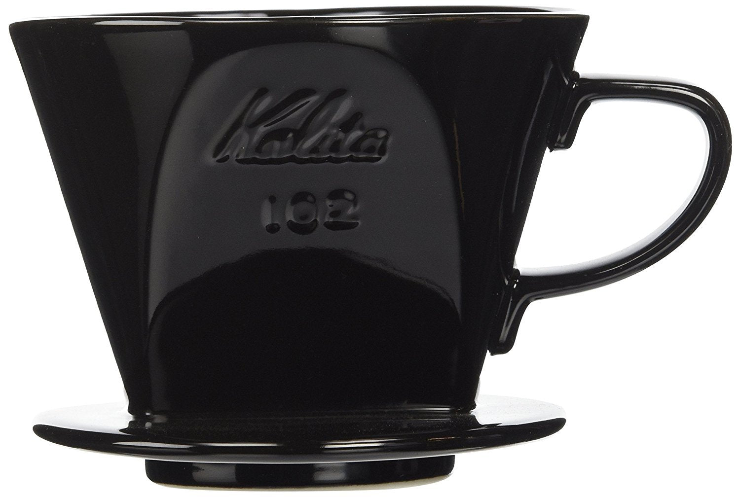 Kalita Ceramic Coffee Dripper (Black) For 2-4 Cups (#02005)