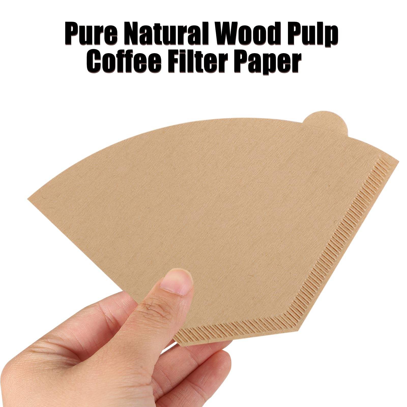 400 Count Cone Coffee Filters #2, 2 Coffee Filters Unbleached Natural Brown Disposable Coffee Filter Compatible With Pour Over A