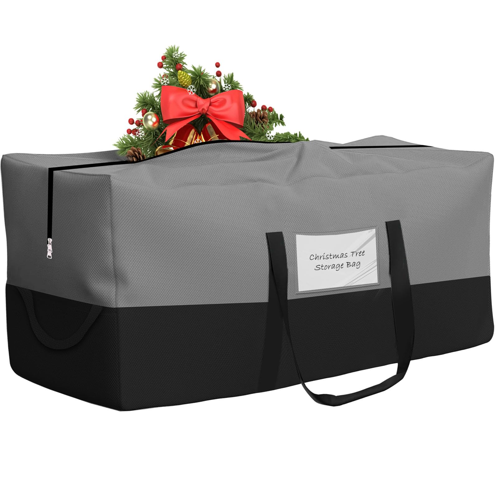 Christmas Tree Storage Bag,Fits Up 10 Ft Tall Artificial Trees,600D Oxford Material,Heavy Duty Tree Bag,Dampproof Storage Bags w