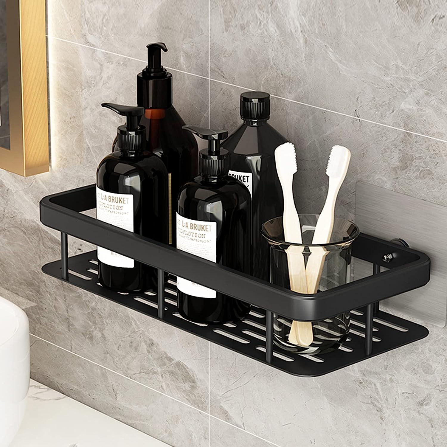 Bargain Hub Magnetic Steel Kitchen Storage Organizer  Wall Mounted Spice Rack, Fridge Shelf Accessories, Magnetic Spice & Utens