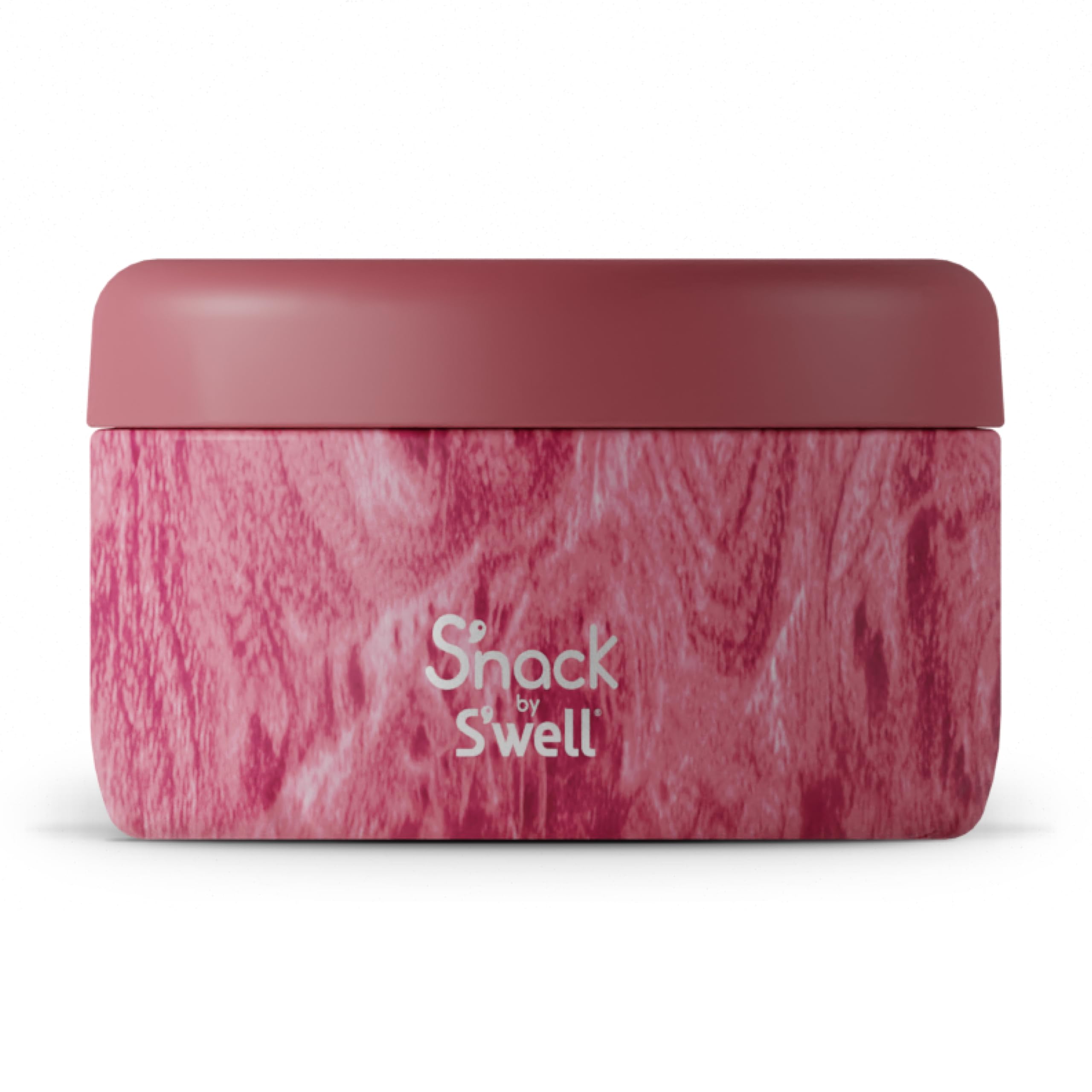 S'Well S'Nack Stainless Steel Food Container - 10 Oz - Rose Arbor - Double-Layered Insulated Bowls Keep Food Cold For 10 Hours A