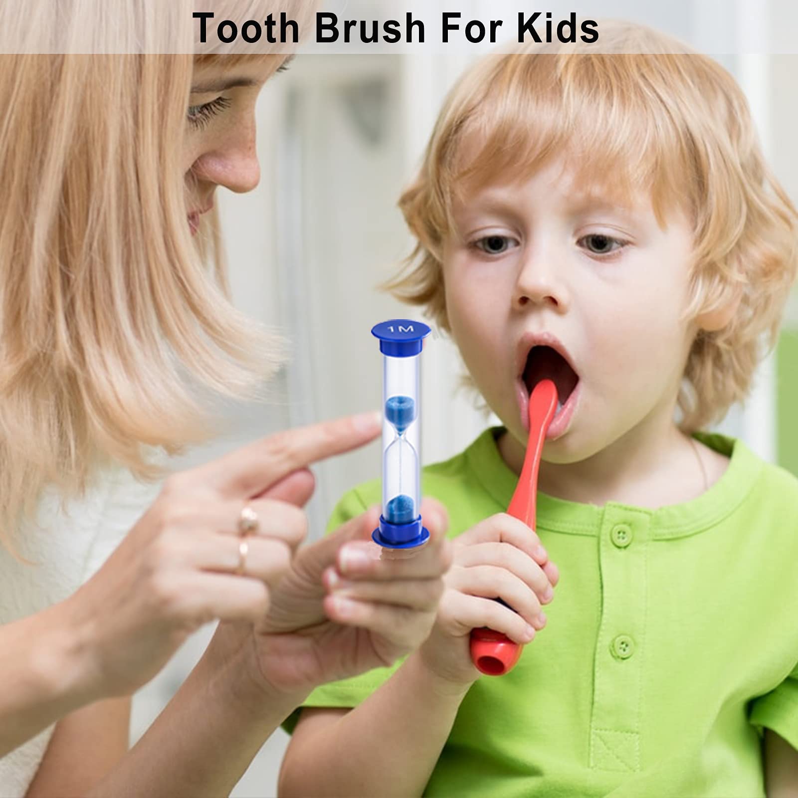 SuLiao 2 Minute Sand Timer for Kids  Colorful Hourglass Sand Clock 2 Minute  Small Sand Watch 2 min  Plastic Hour Glass Sandglass for Kids  Games  Classroom  Toothbrush Timer (Blue Sand)