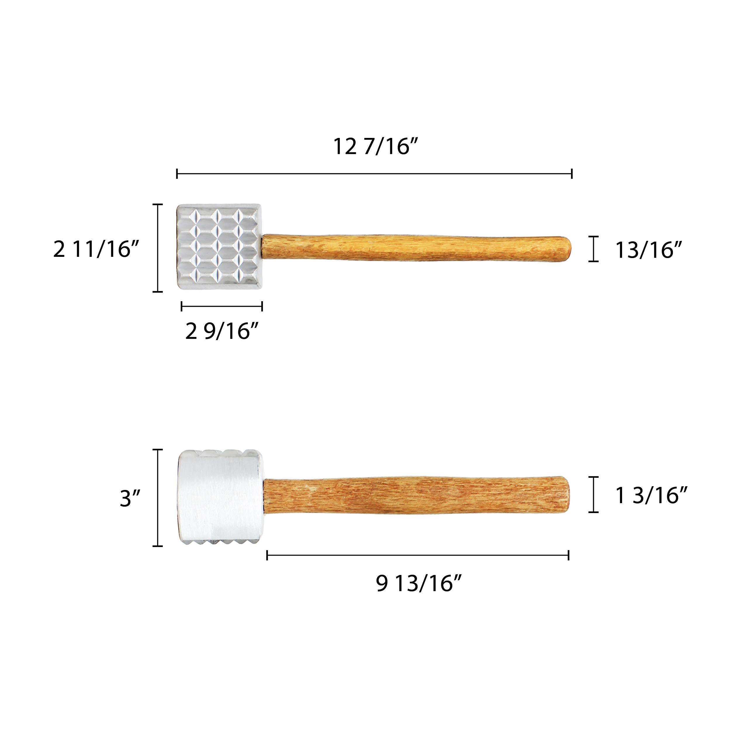 Thunder Group Meat Tenderizer, 12-Inch