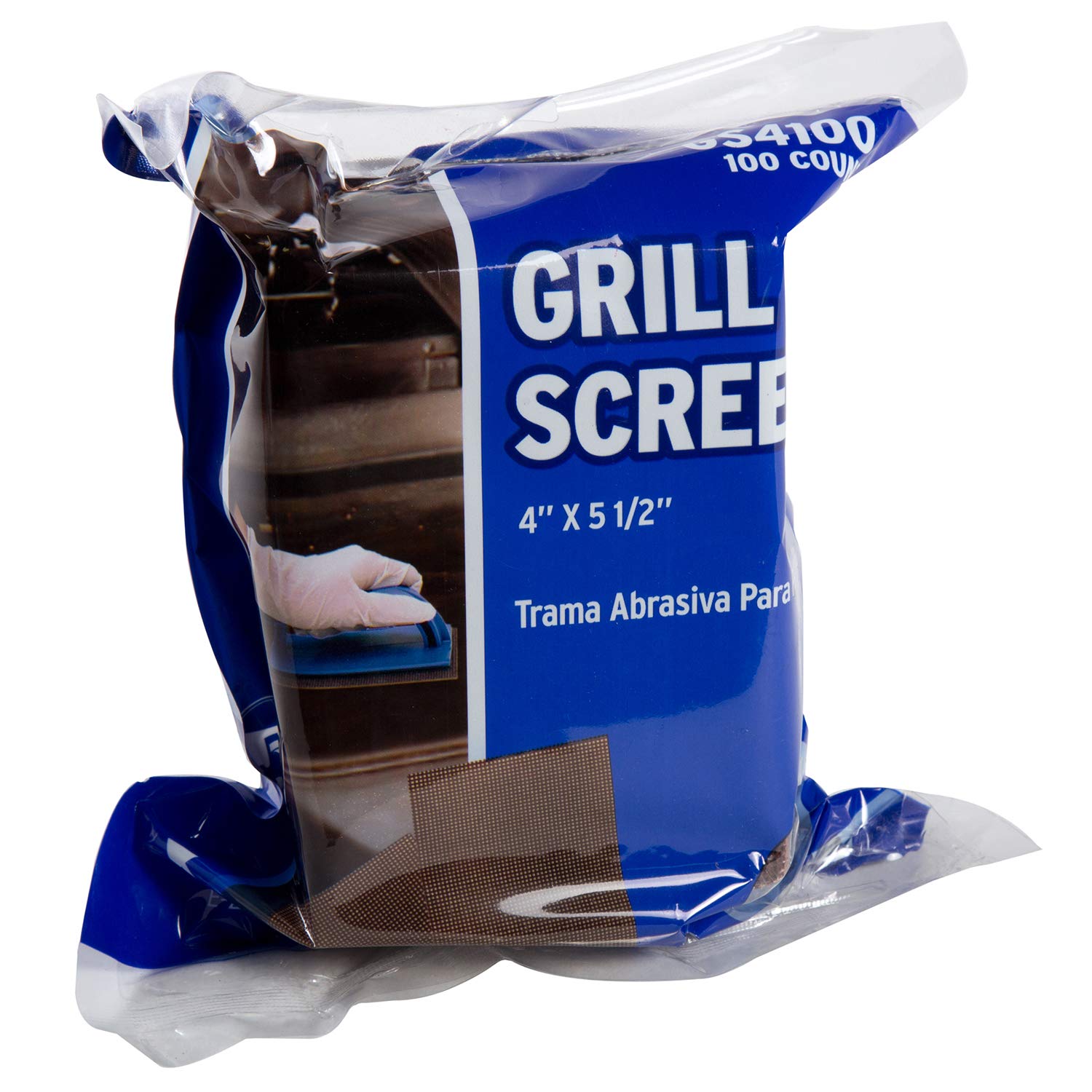 Amercareroyal Griddle Cleaning Screens - Pre-Treated Abrasive Mesh Pads For Flat Top Grill Maintenance - Enhances Food Taste, Gr
