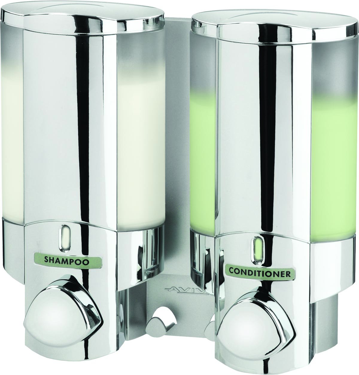 Better Living Products 76245-1 Aviva Two Chamber Dispenser, Chrome