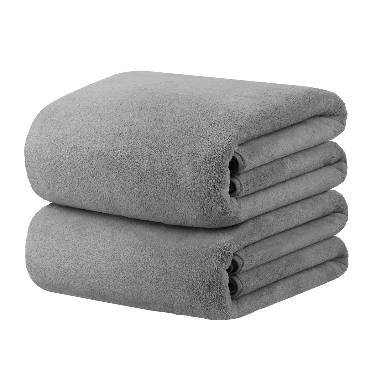 Jml Luxury Hotel & Spa Jumbo Bath Towels (2 Pack, 35 ''X70 '') - 350Gsm High-Density Fleece Sheet Towel Sets - Super Soft And Ab