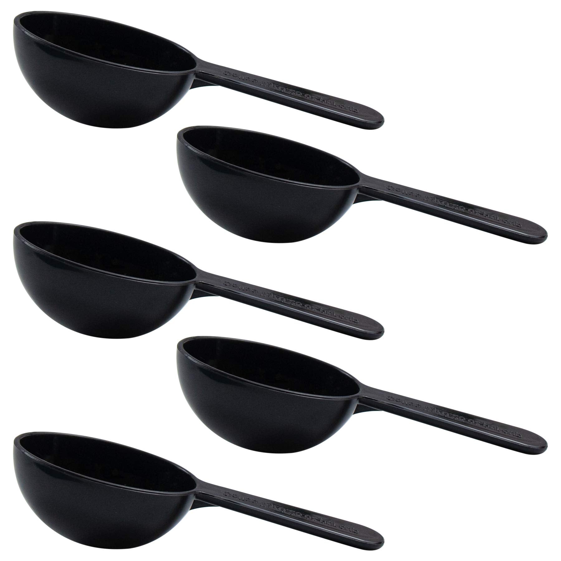 AUEAR, 5 Pack Tablespoon Coffee Scoop Plastic Measuring for Milk Powder Fruit Seed Spices