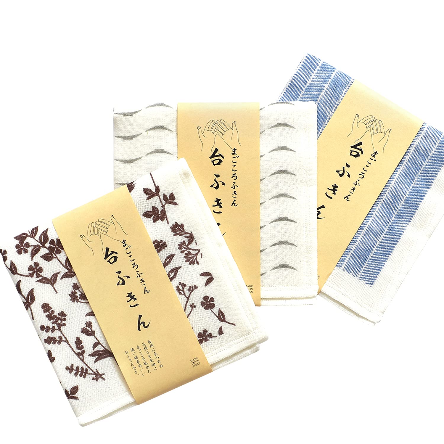 ?????? Tranparan Magokoro Dish Towels, Set Of 3, Mosquito Net Fabric, 7 Layers, Kitchen, Made In Nara Prefecture, Made In Japan