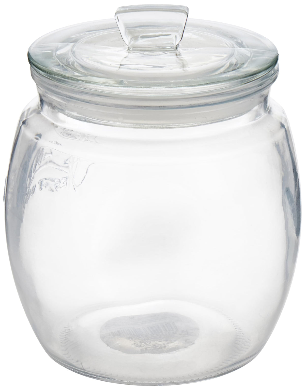 Kilner Glassware Universal Storage Jar Durable Multi-Purpose Glass Container With Airtight Push-Top Lid, 28-3/4-Fluid Ounces, 1