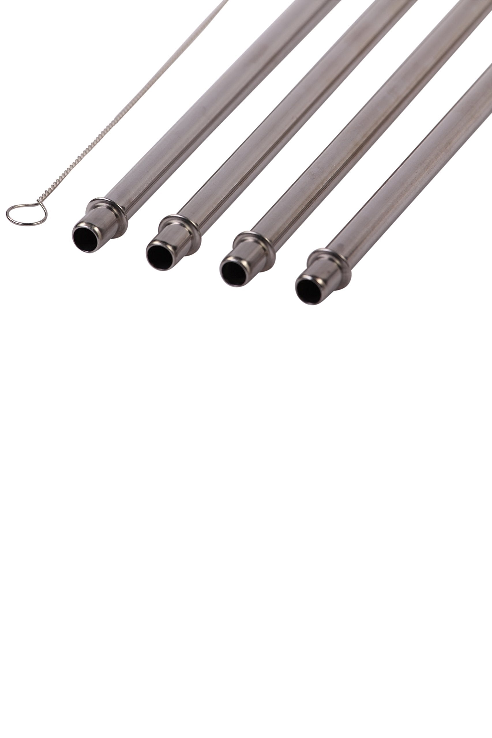 4 Wide Stainless Steel Straws + Straw Hole Lid Extra Long Fits 30 Oz Yeti Tumbler Rambler Cups - Cocostraw Brand Drinking Straw