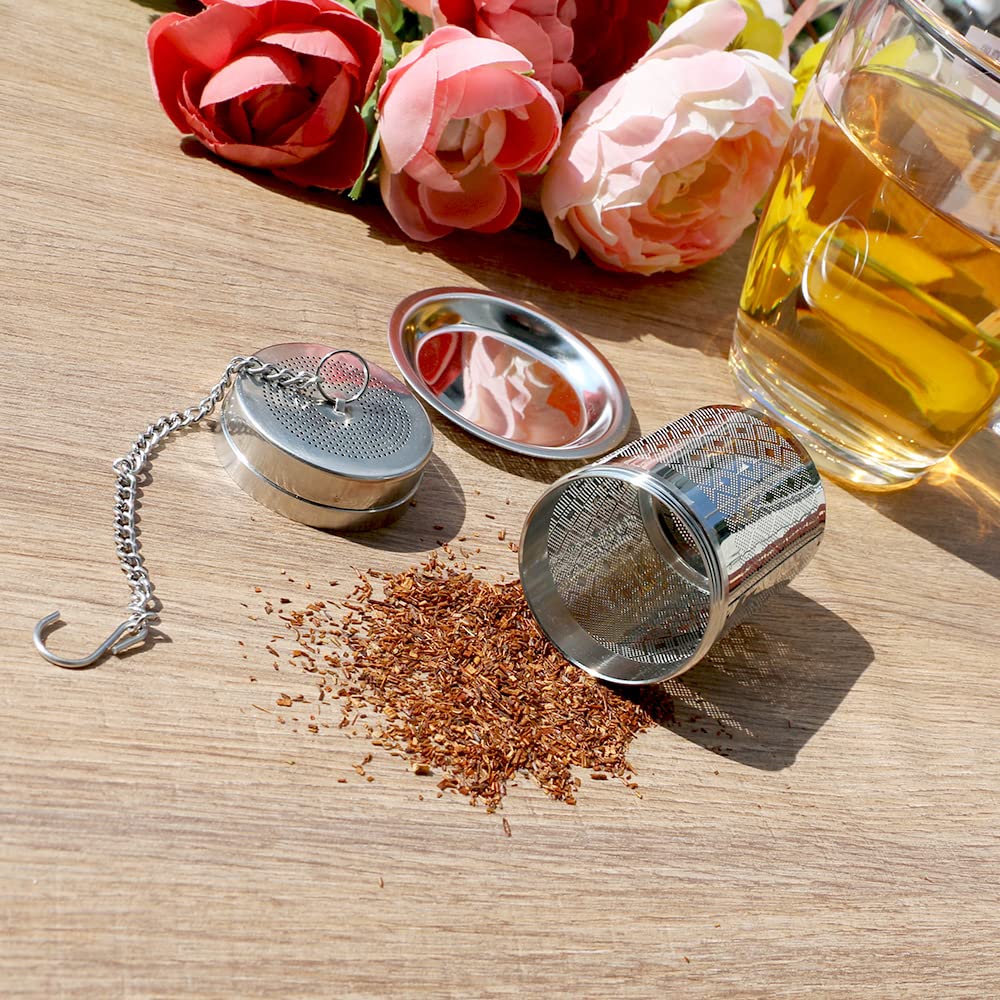 Tea Infusers for Loose Tea (1 Pack)  18/8 Stainless Steel Tea Strainer  Extra Fine Mesh Tea Diffuser for Brewing Tea  Spices & Seasoning