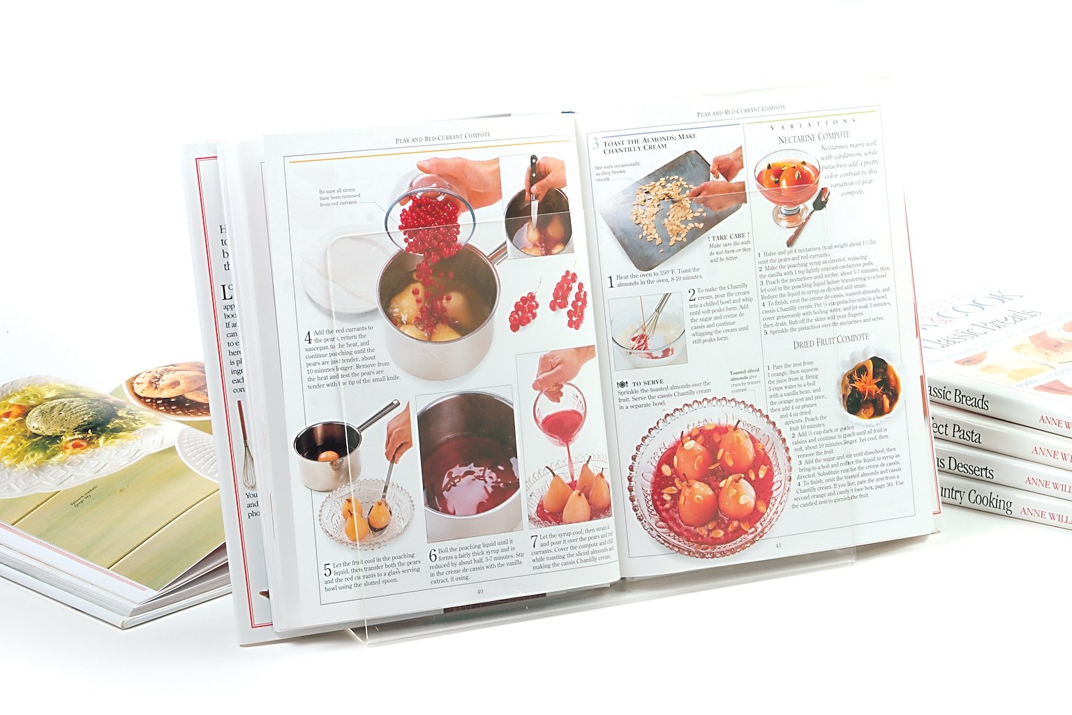 Norpro Acrylic Cookbook / Ipad / Tablet Holder, 9''D X 12.5''W X 3.25''H