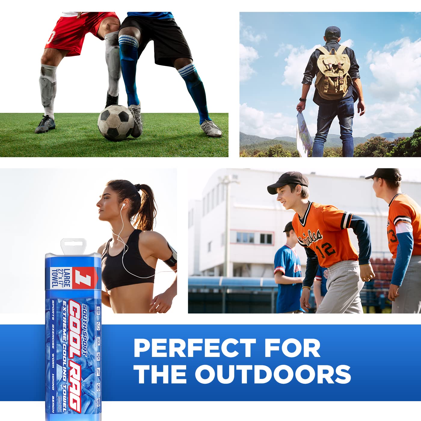 Cool RAG Extreme Cooling Towel for Heat Relief - PVA Cooling Towel for Workout  Gym  Running and for Other Outdoor Sports - Cooling Rag for Neck - Cool Towel for Quick Cooling