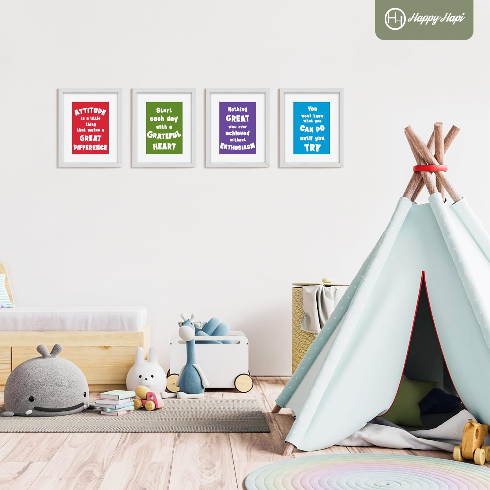 HappyHapi 8x10 Picture Frames, Red Frames with Black Mat, Wall or Table Display Pictures 5x7 with Mat or 8x10 without, 2 Pack