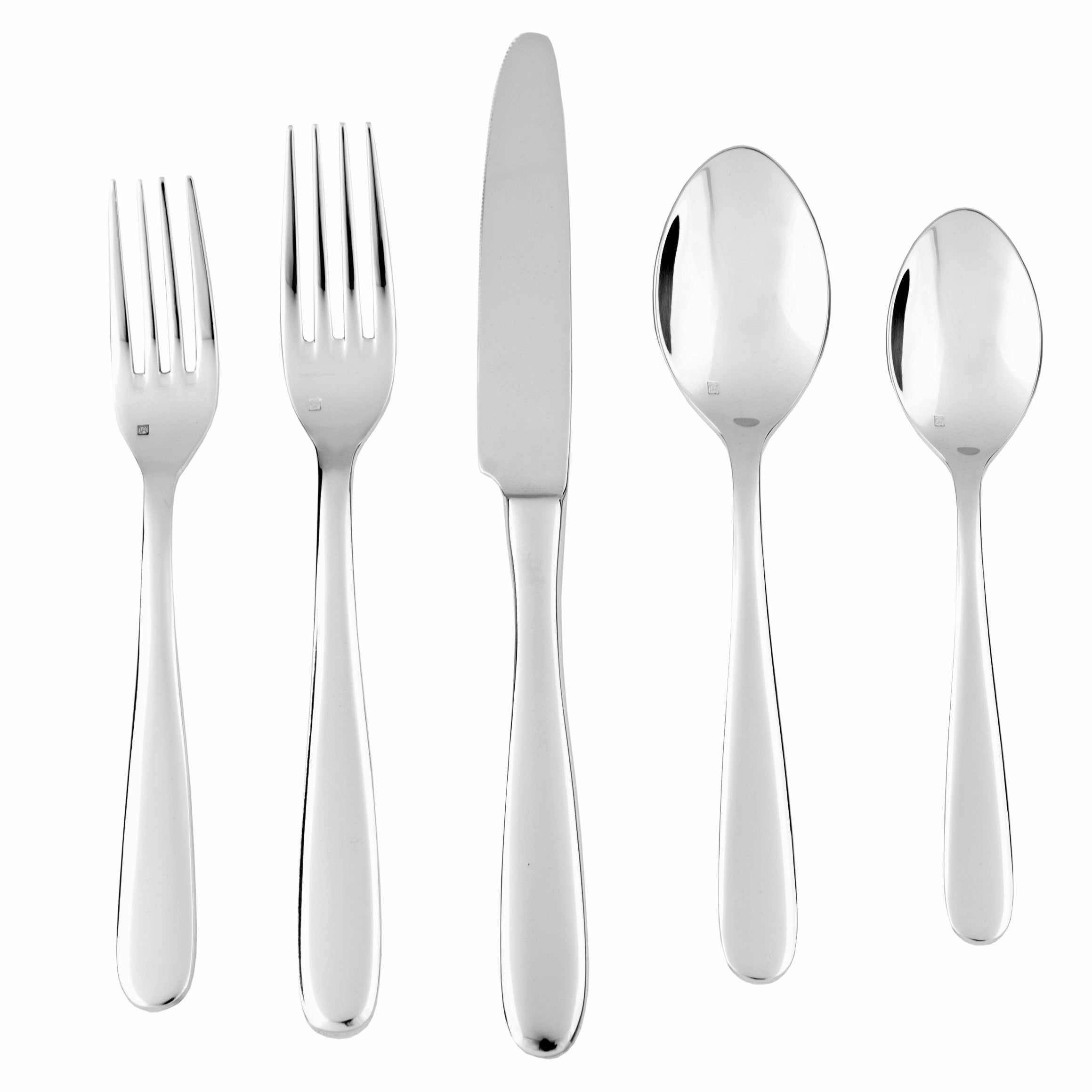 Fortessa Grand City 18/10 Stainless Steel Flatware Marrow Spoon, Set Of 12