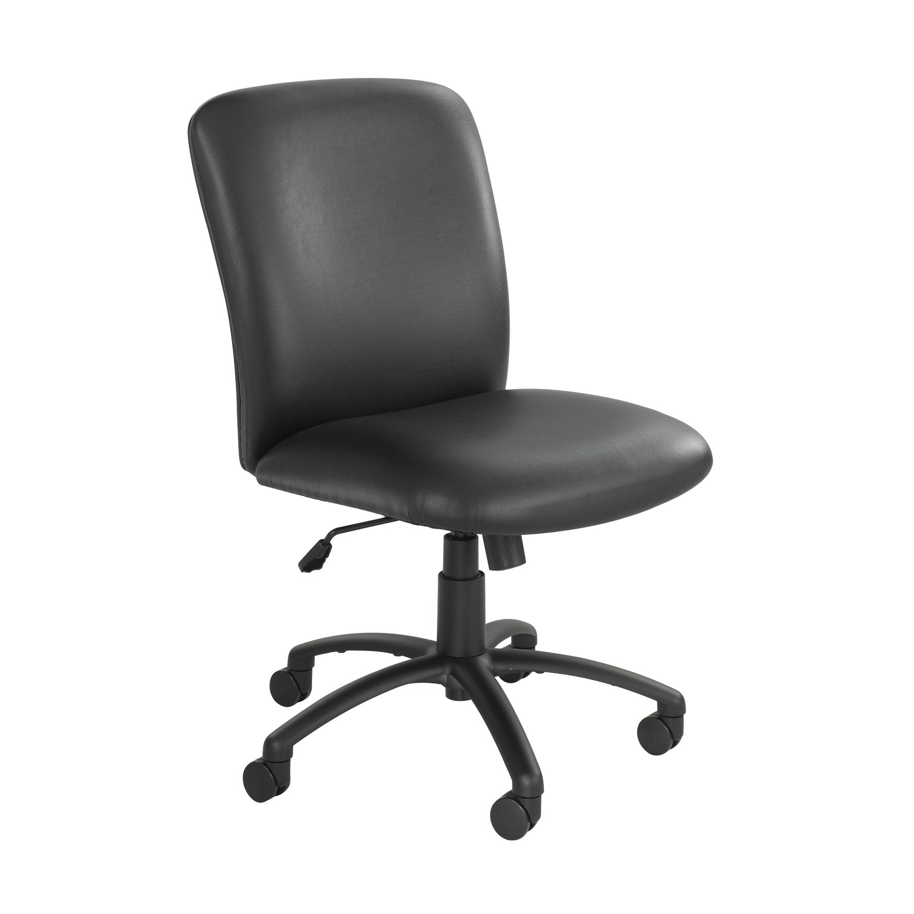 Safco Uber Big & Tall Task Chair, High Back Black Vinyl