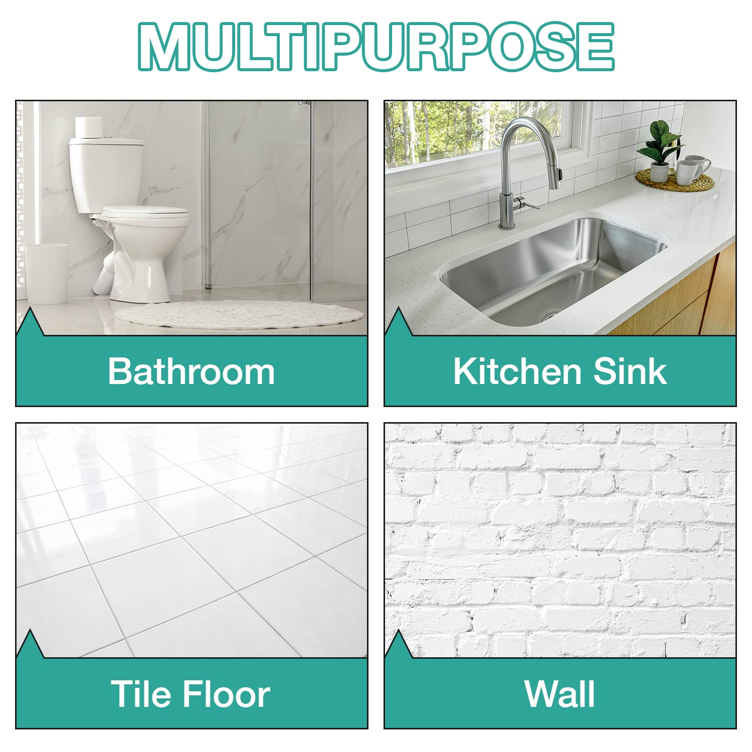 Glone Scrub Brush Set For Kitchen And Bathroom, Dishes, Tiles, Corners And Floors Set Of 3