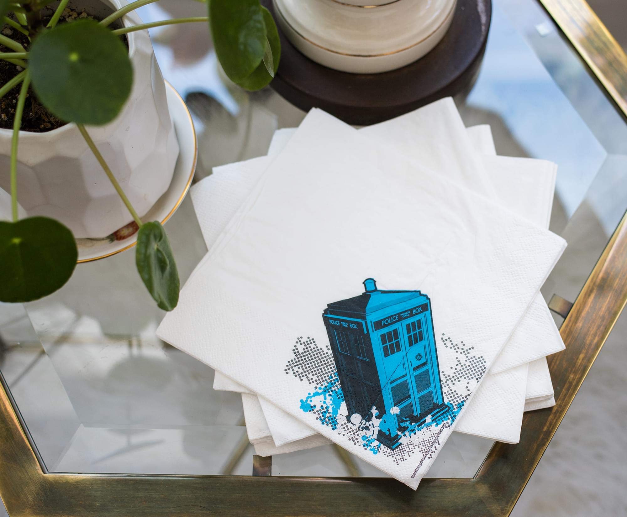 Underground Toys Doctor Who Tardis Anthony Dry Napkin Set