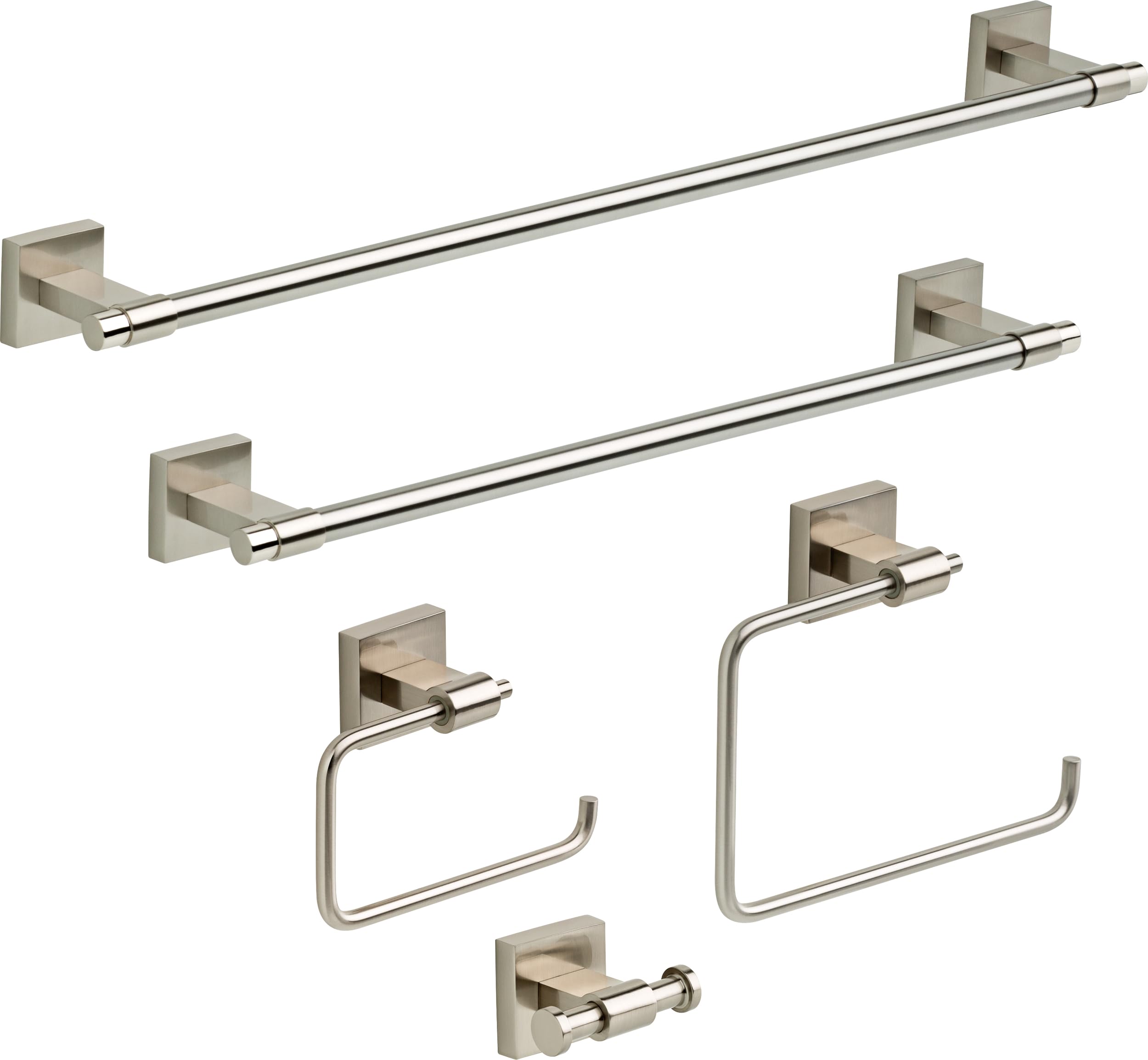 Franklin Brass MAX46-SN Maxted Towel Ring in Brushed Nickel
