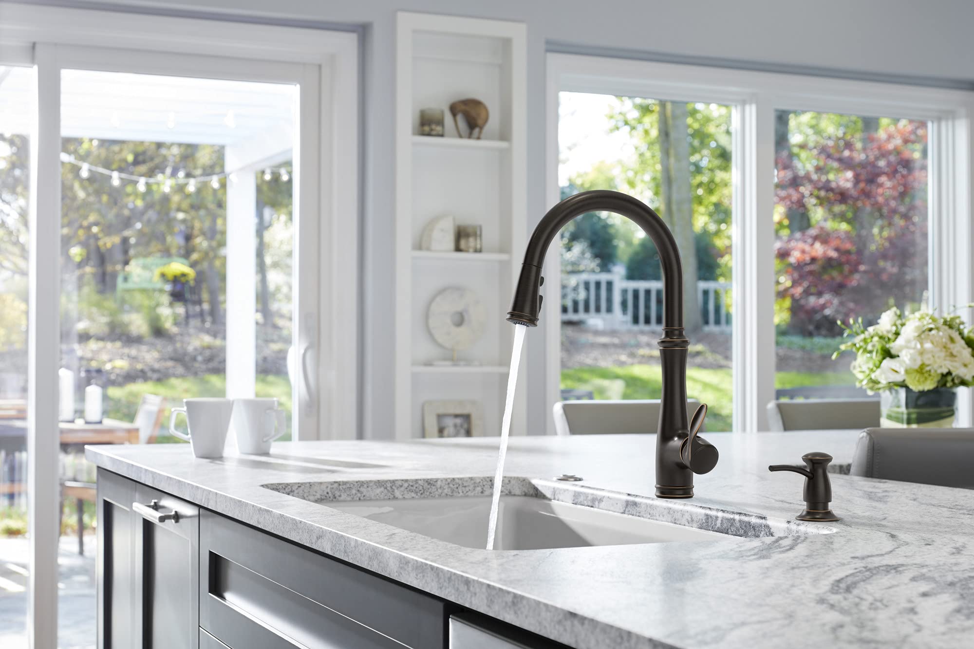 Kohler 29108-2Bz Bellera Kitchen Sink Faucets, Oil-Rubbed Bronze