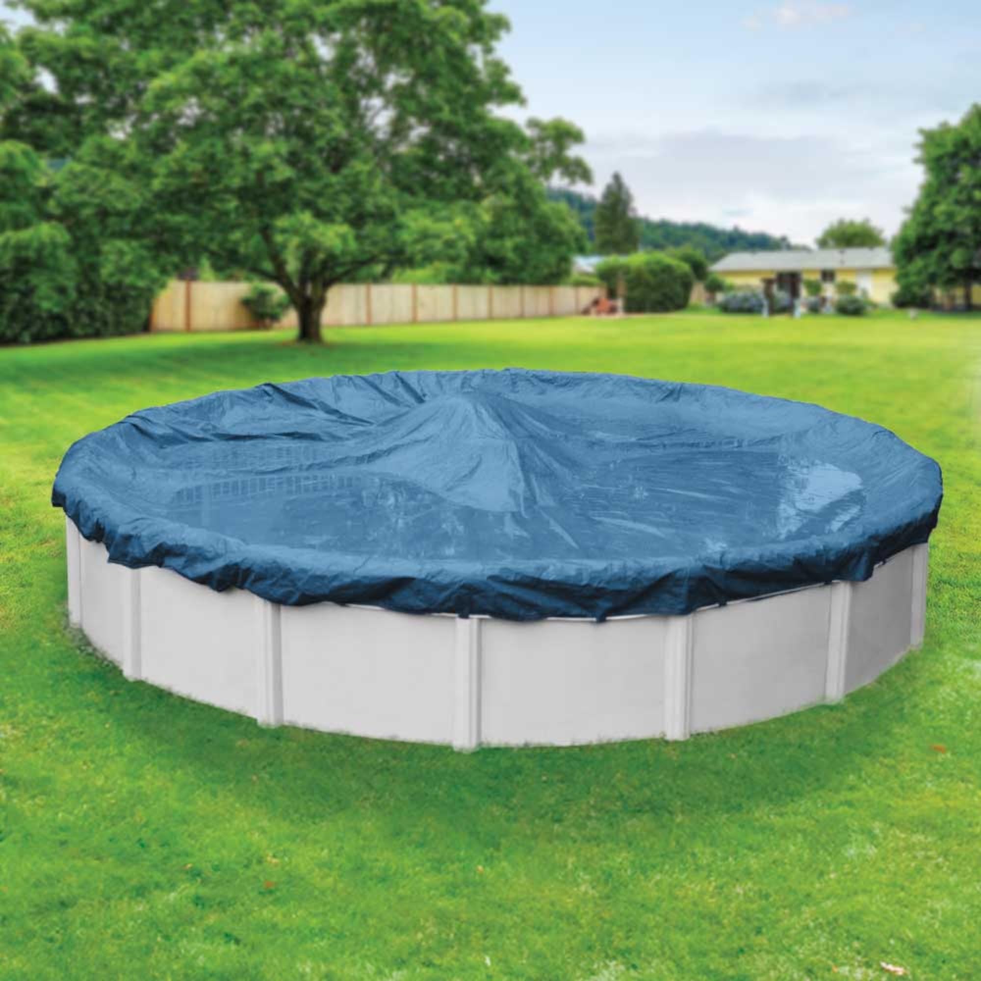 Robelle 3521-4 Super Winter Pool Cover For Round Above Ground Swimming Pools, 21-Ft Round Pool