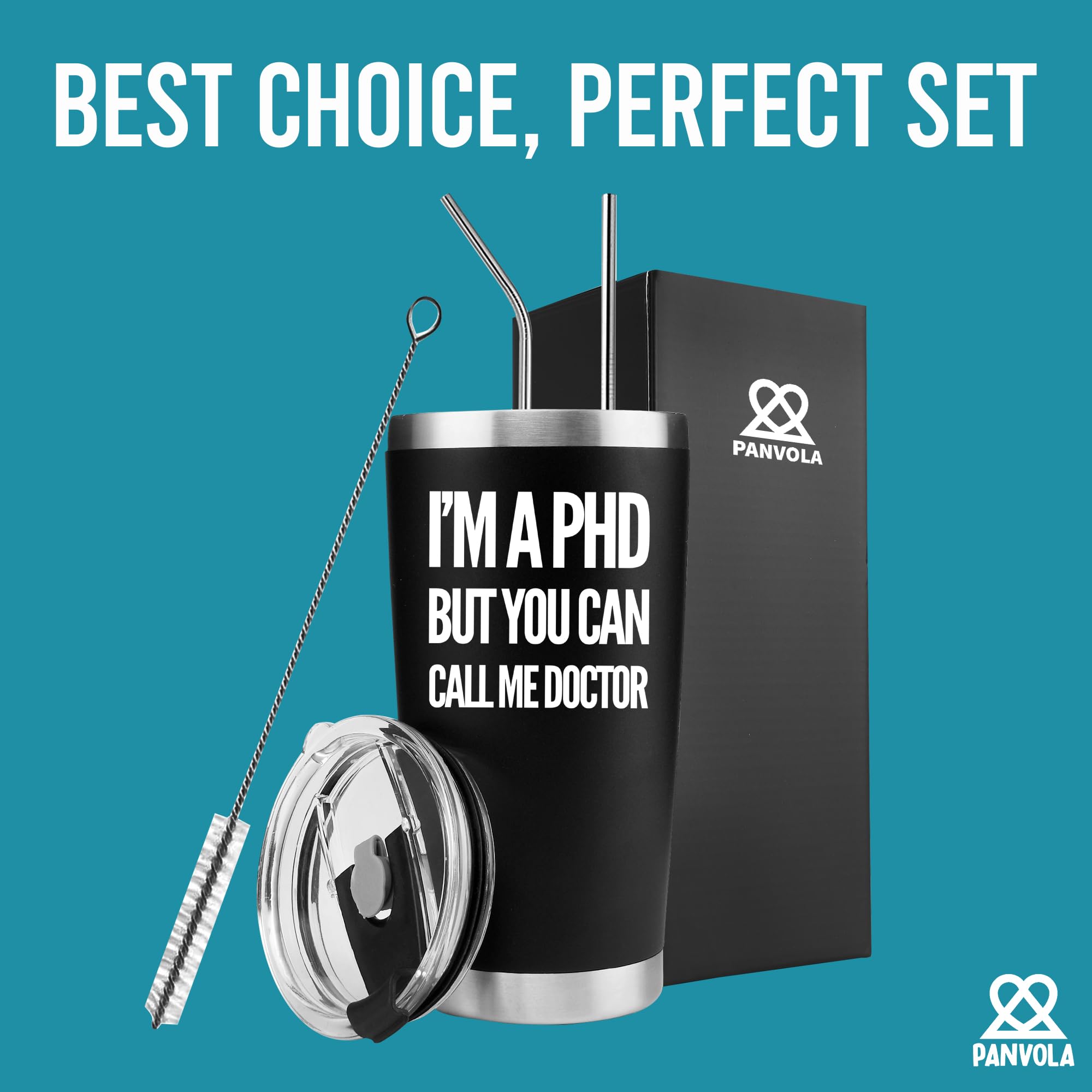 I'M A Phd But You Can Call Me Doctor Vacuum Insulated Stainless Steel Tumbler 20Oz Dr Medical Doctorate Student Graduation Retir