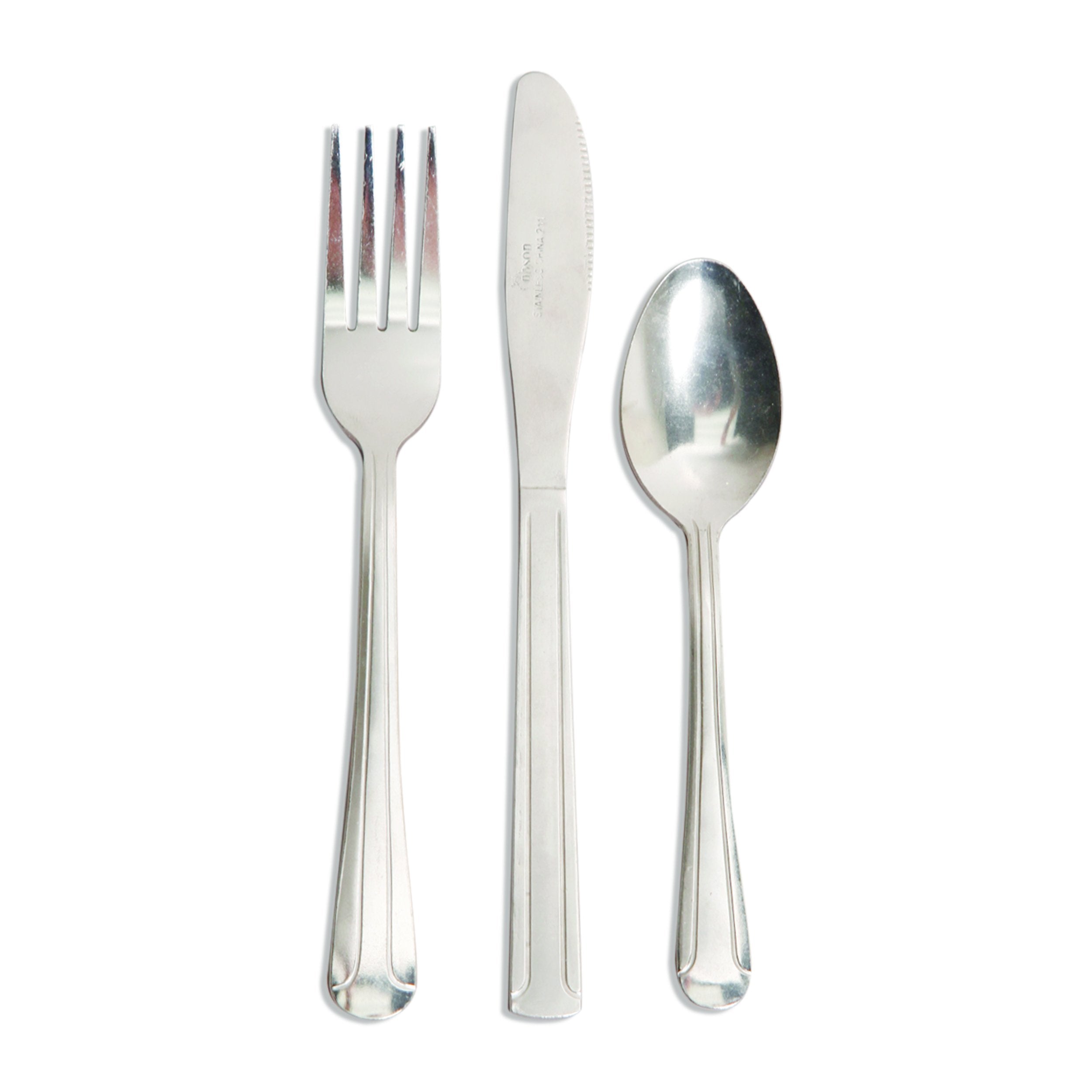 Gibson Home Back to Basics Stainless Steel Cookware Set, 32-Piece , Stainless Steel,Silver