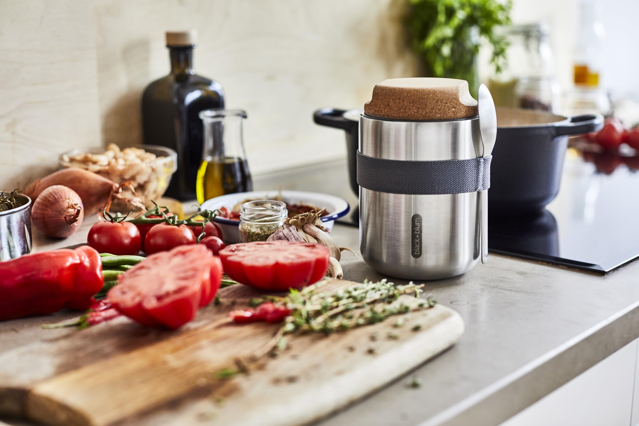 Black + Blum Stainless Steel Thermo Pot, Steel, 550 Ml Capacity